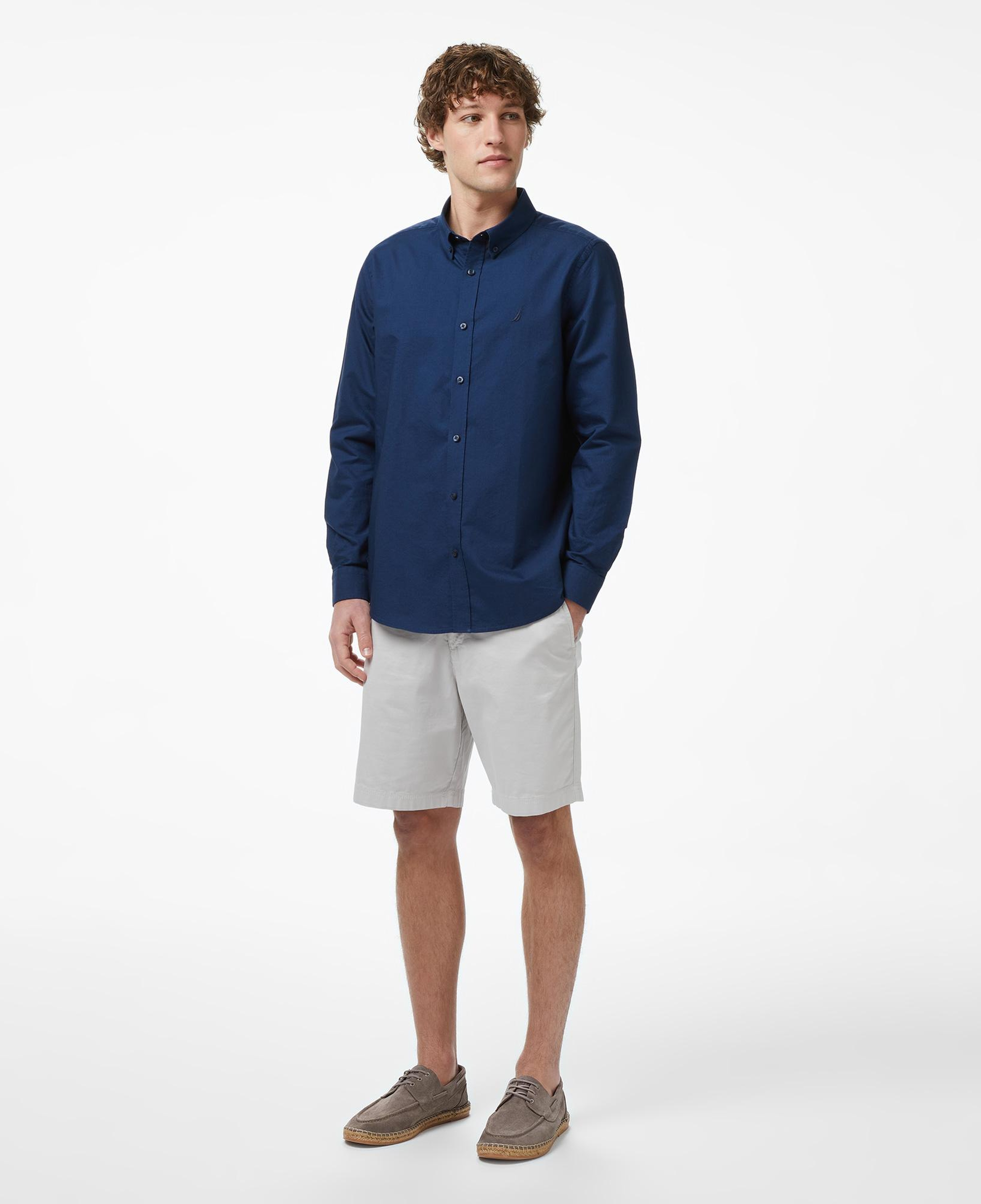 Nautica Erkek Lacivert Regular Fit Gömlek