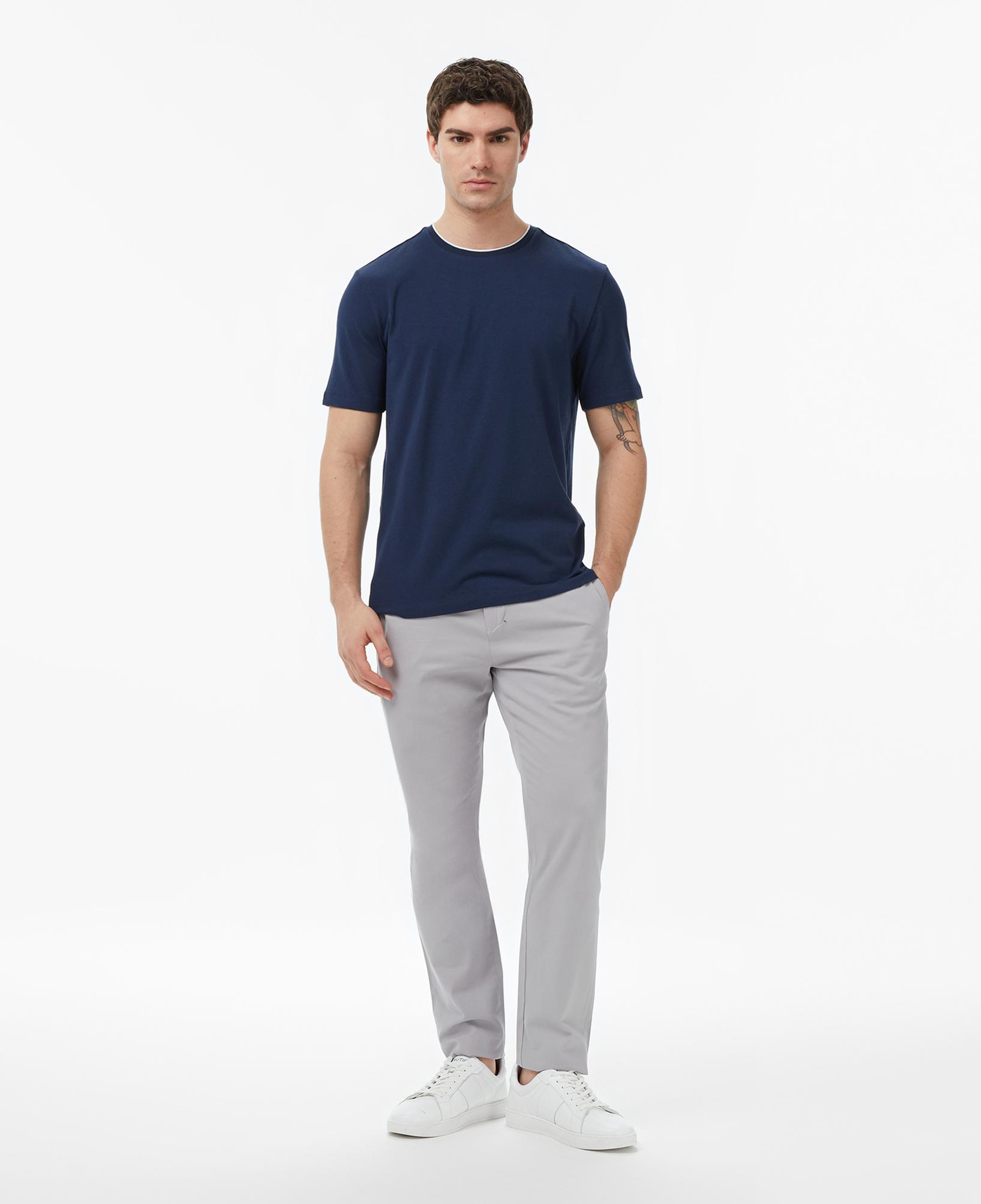 Nautica Erkek Gri Tapered Pantolon