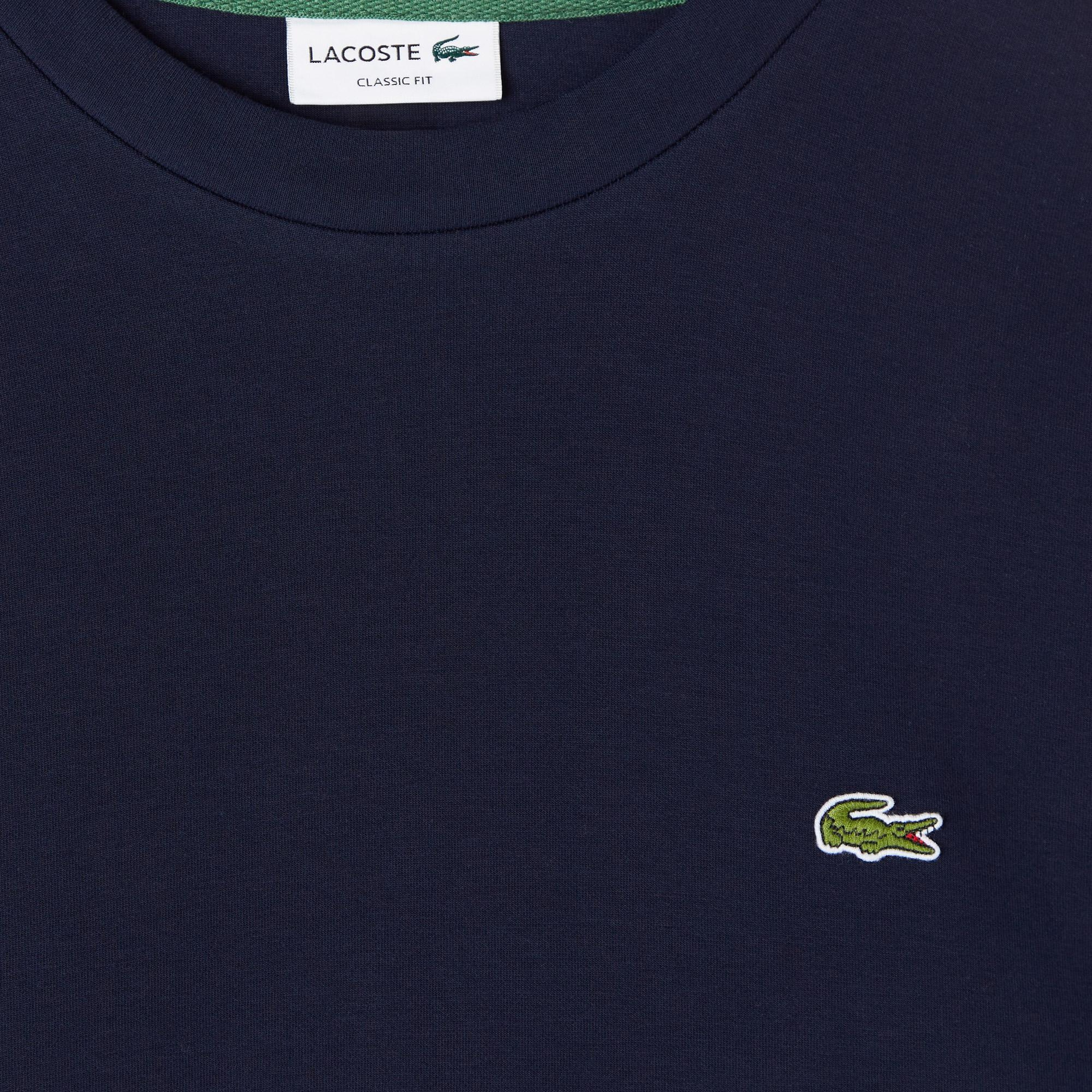 Lacoste Erkek Classic Fit Bisiklet Yaka Lacivert Sweatshirt