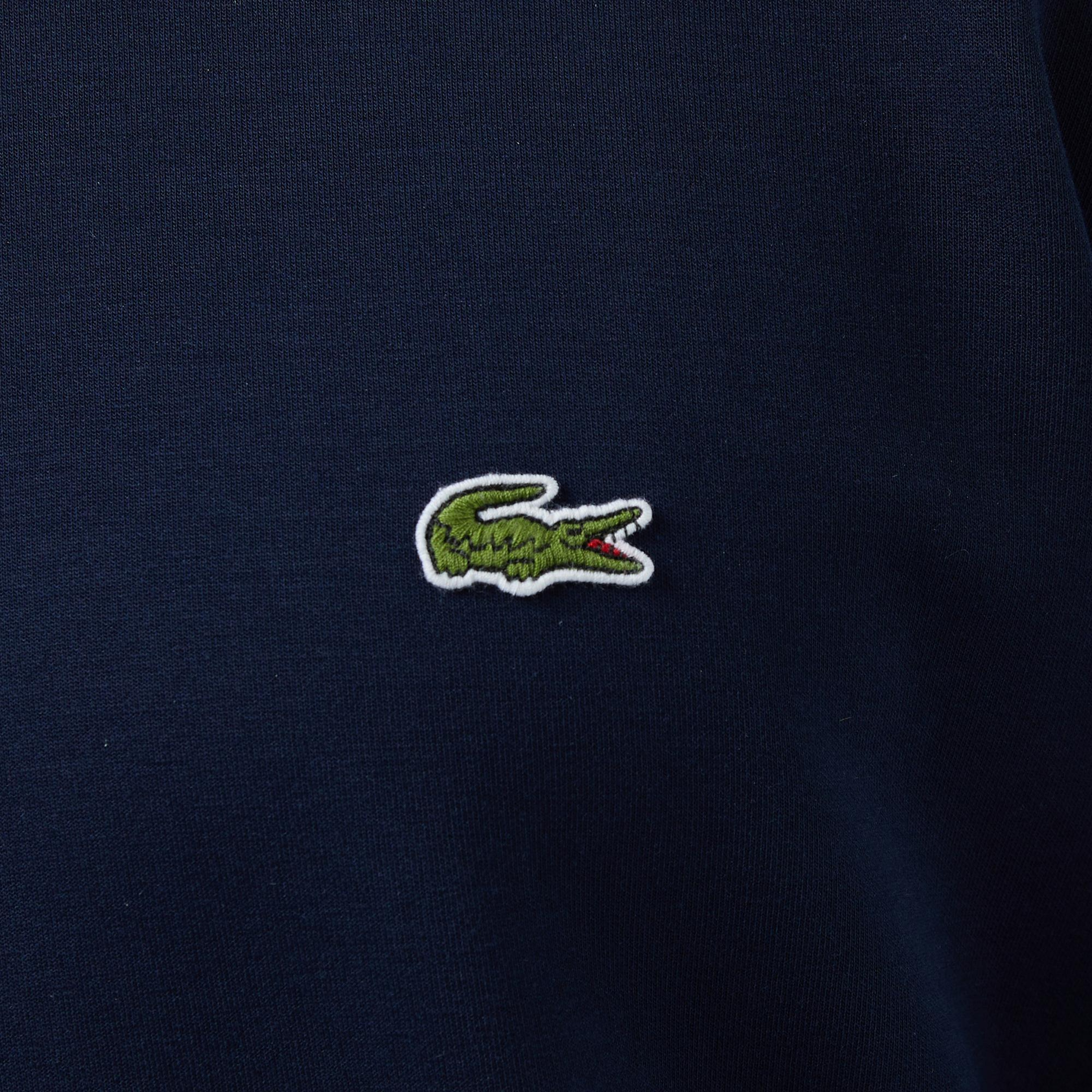 Lacoste Erkek Classic Fit Bisiklet Yaka Lacivert Sweatshirt