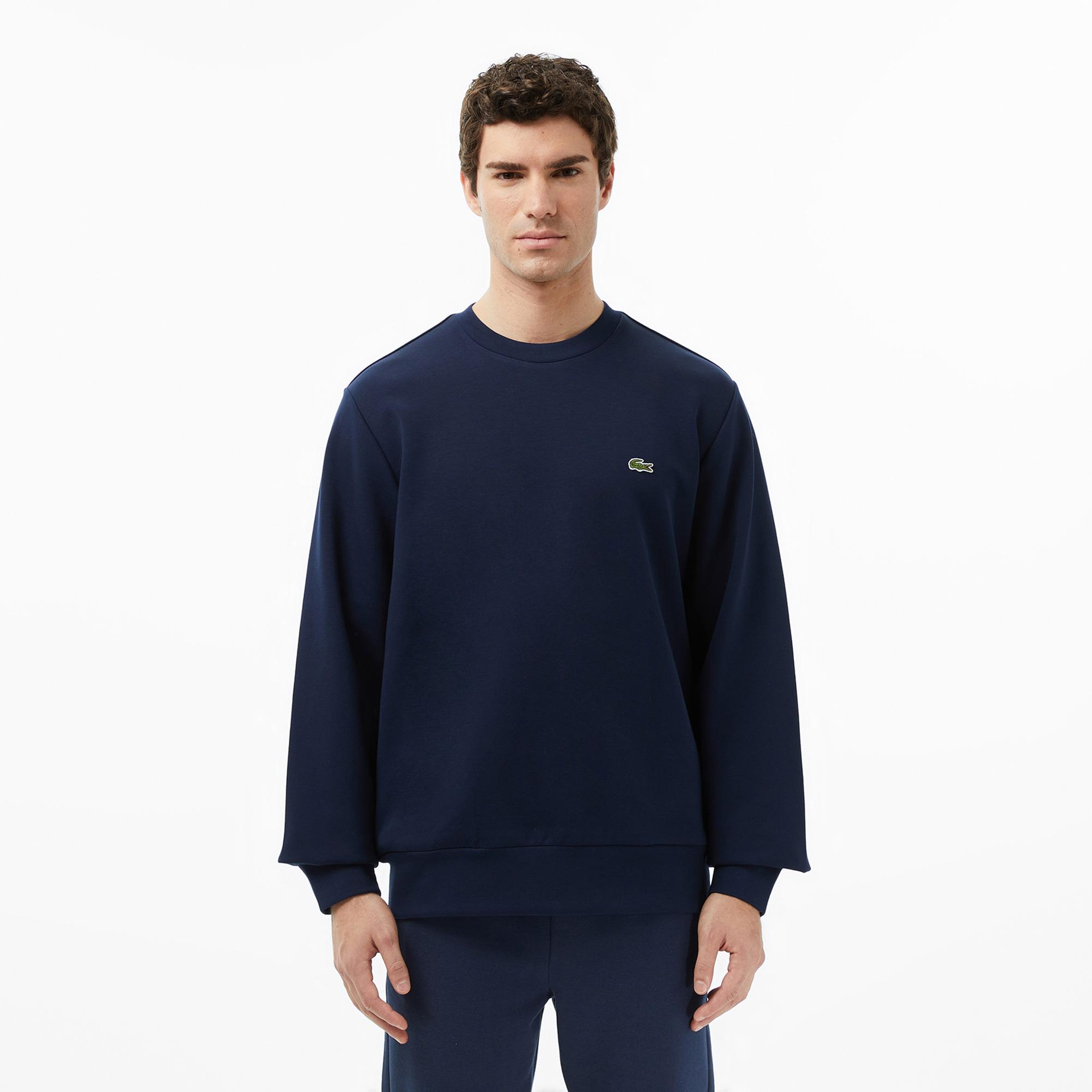 Lacoste Erkek Classic Fit Bisiklet Yaka Lacivert Sweatshirt