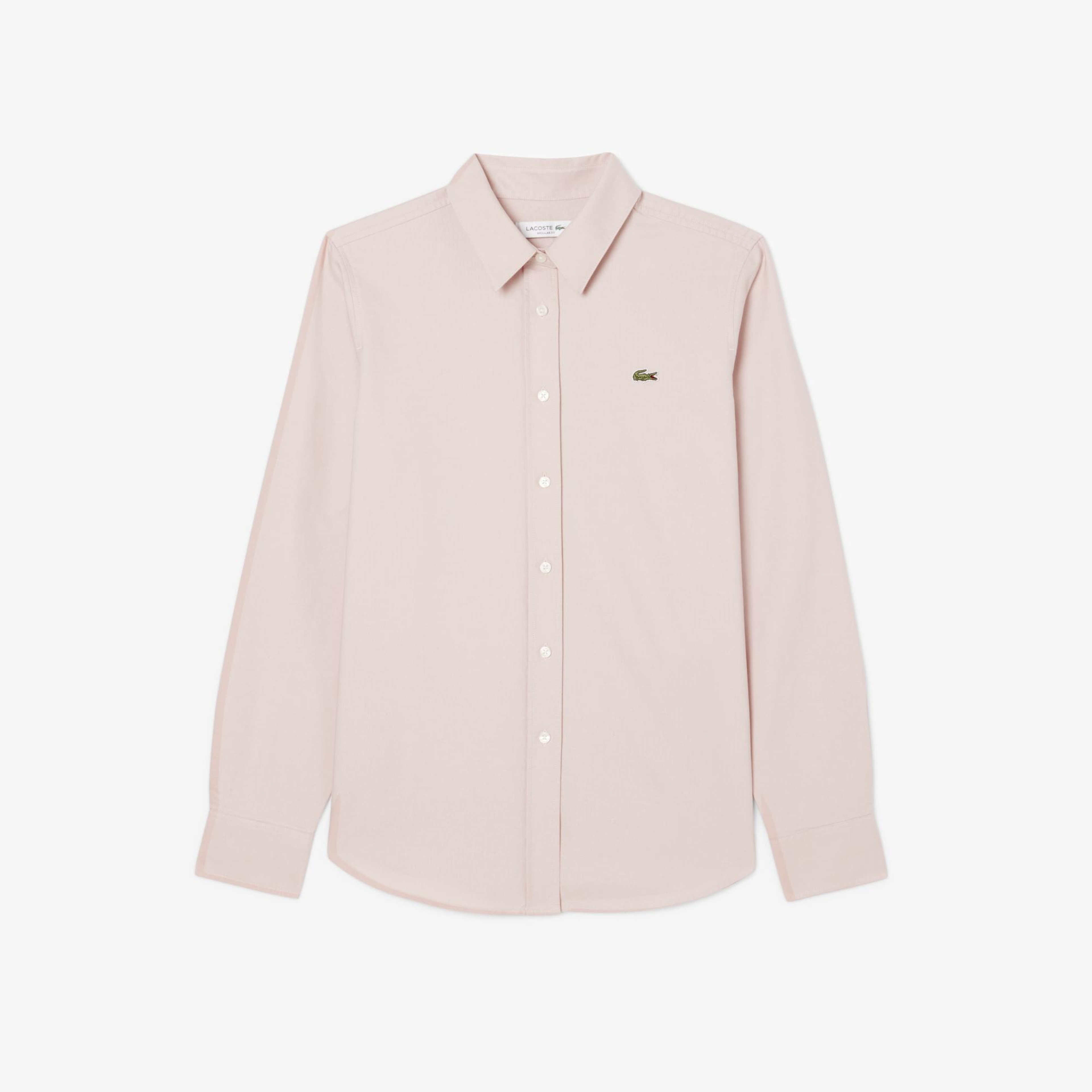 Lacoste Kadın Regular Fit Açık Pembe Gömlek