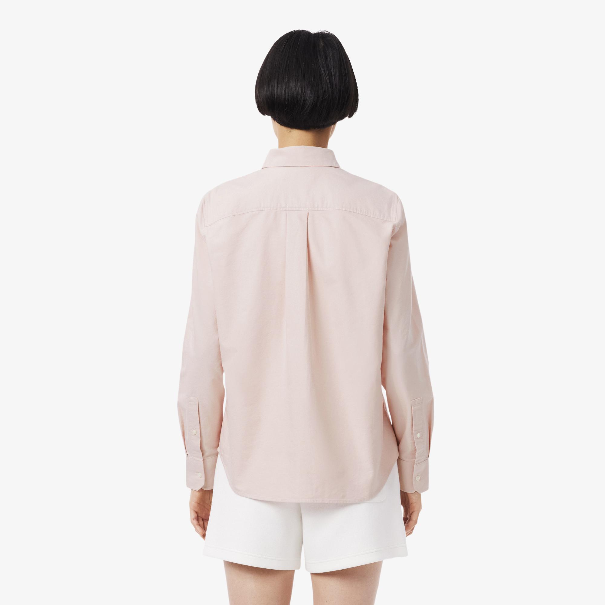 Lacoste Kadın Regular Fit Açık Pembe Gömlek