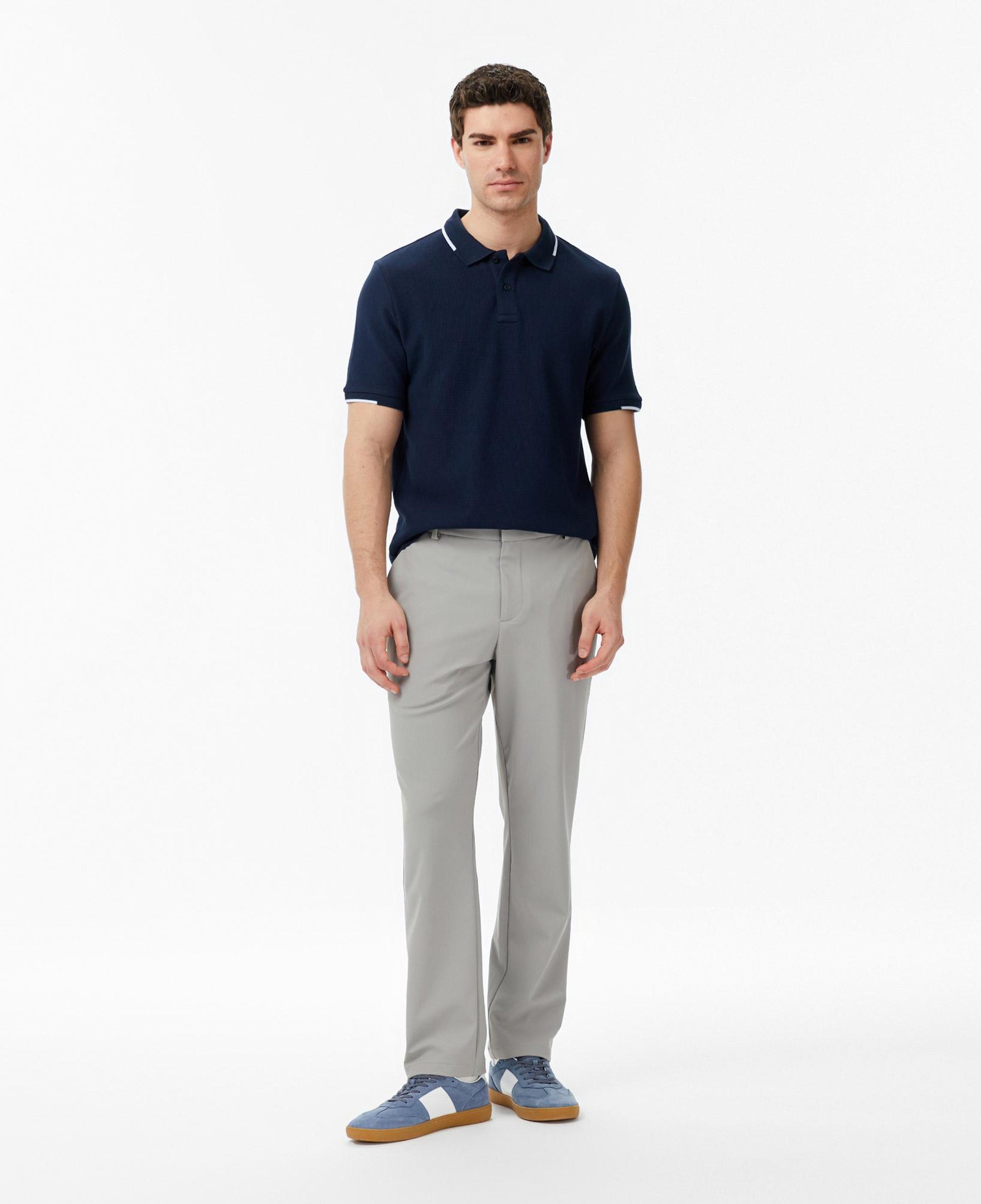 Nautica Erkek Gri Regular Fit Su İtici Pantolon