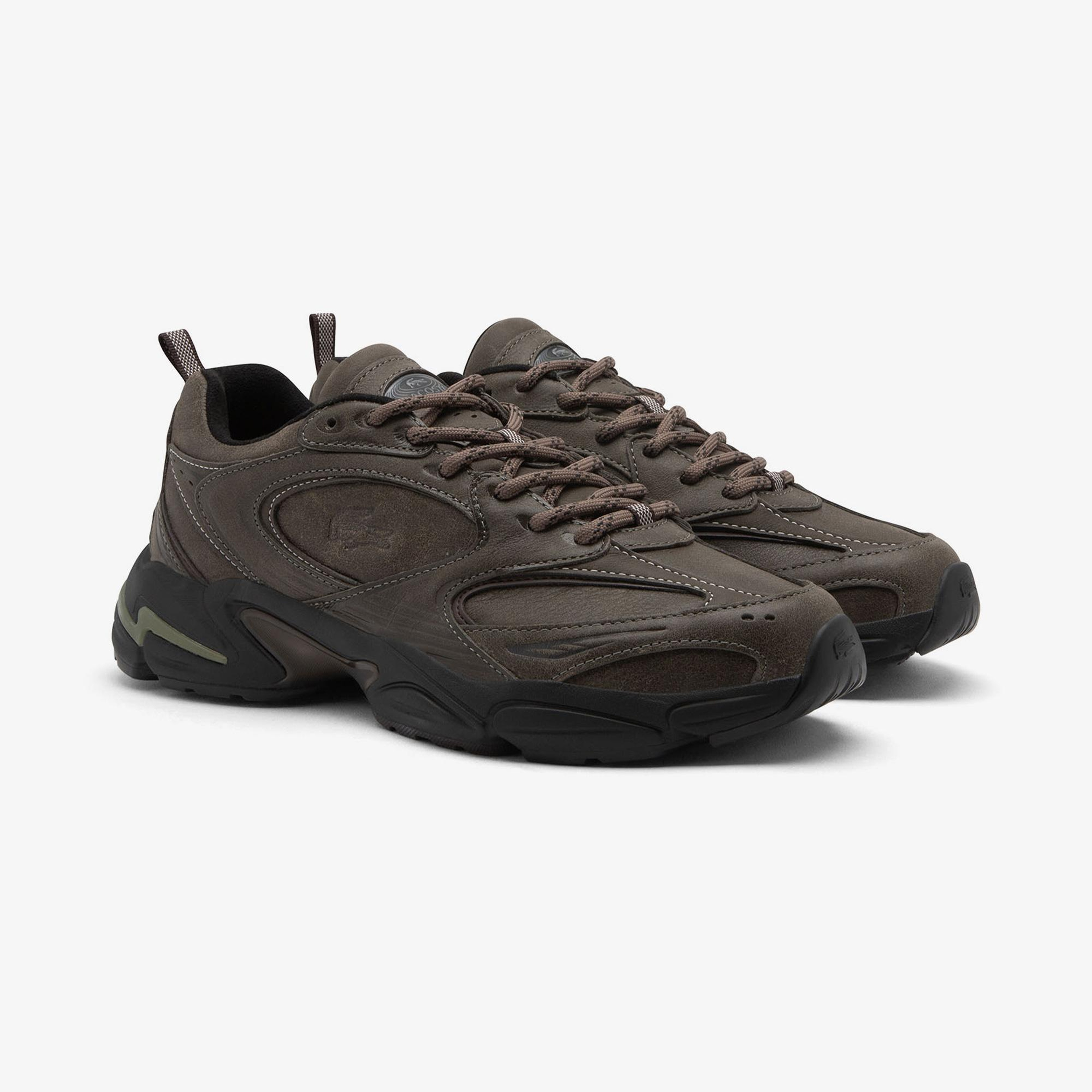 Lacoste Storm 96 2K Erkek Koyu Kahverengi Sneaker