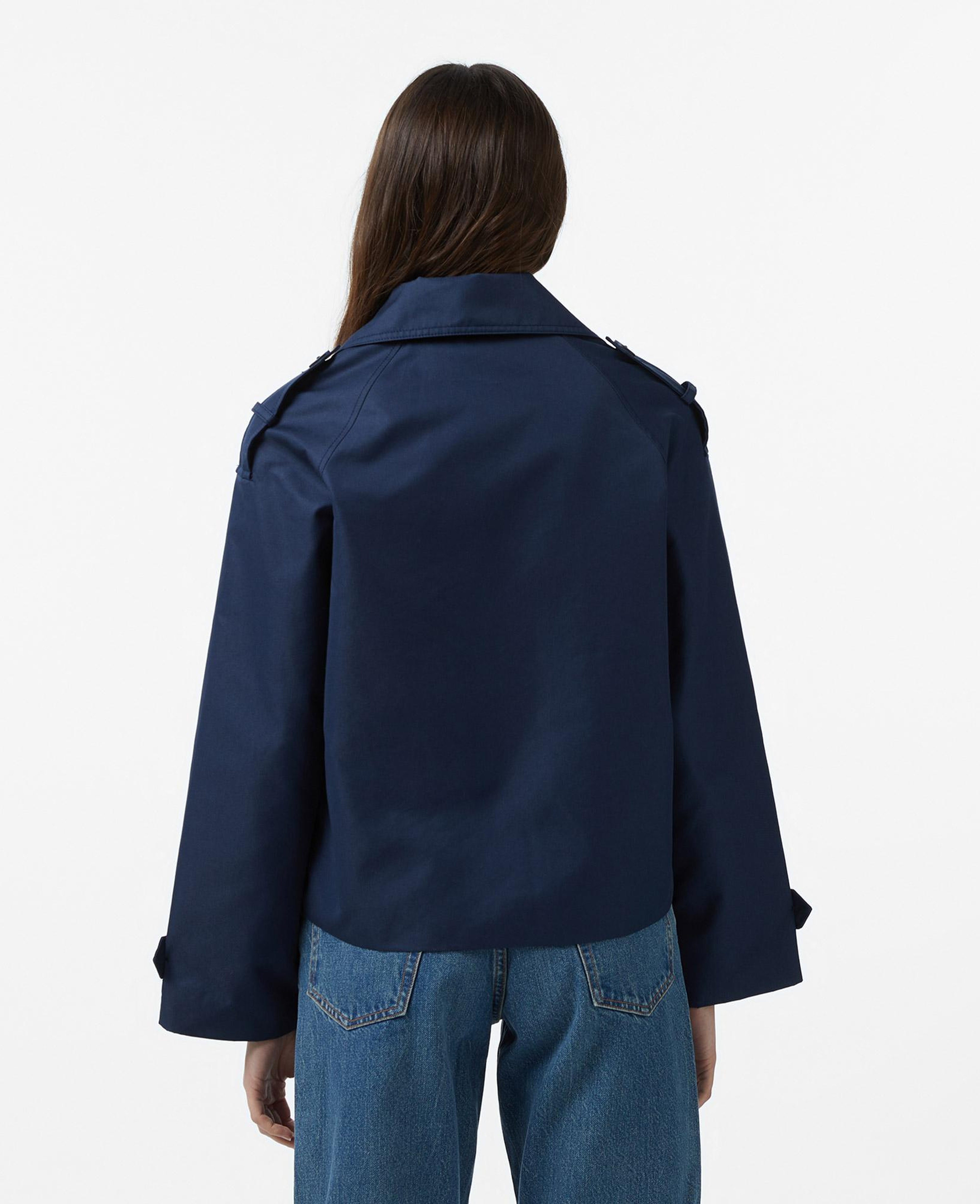 Nautica Kadın Lacivert Regular Fit Trençkot