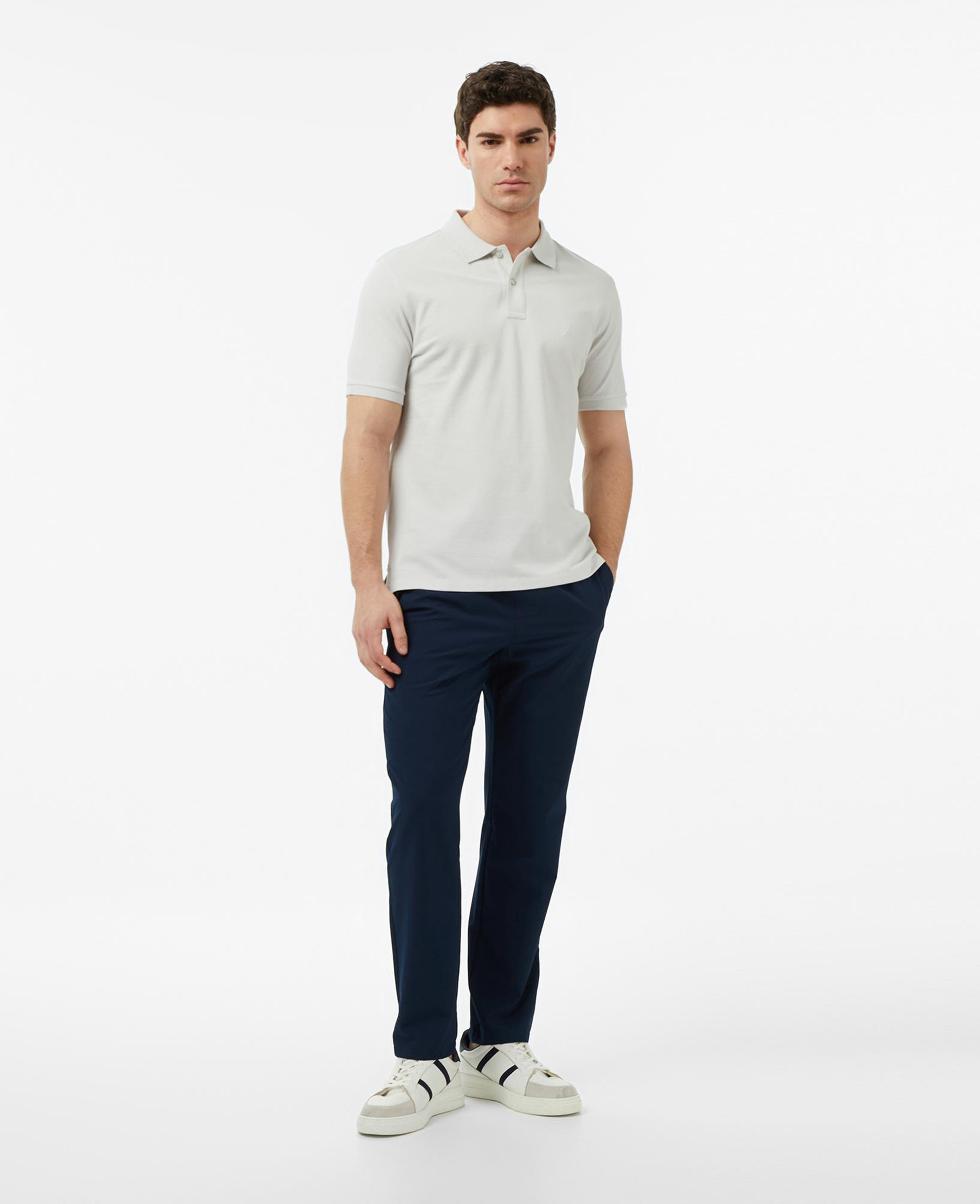Nautica Erkek Gri Regular Fit Polo Yaka T-Shirt