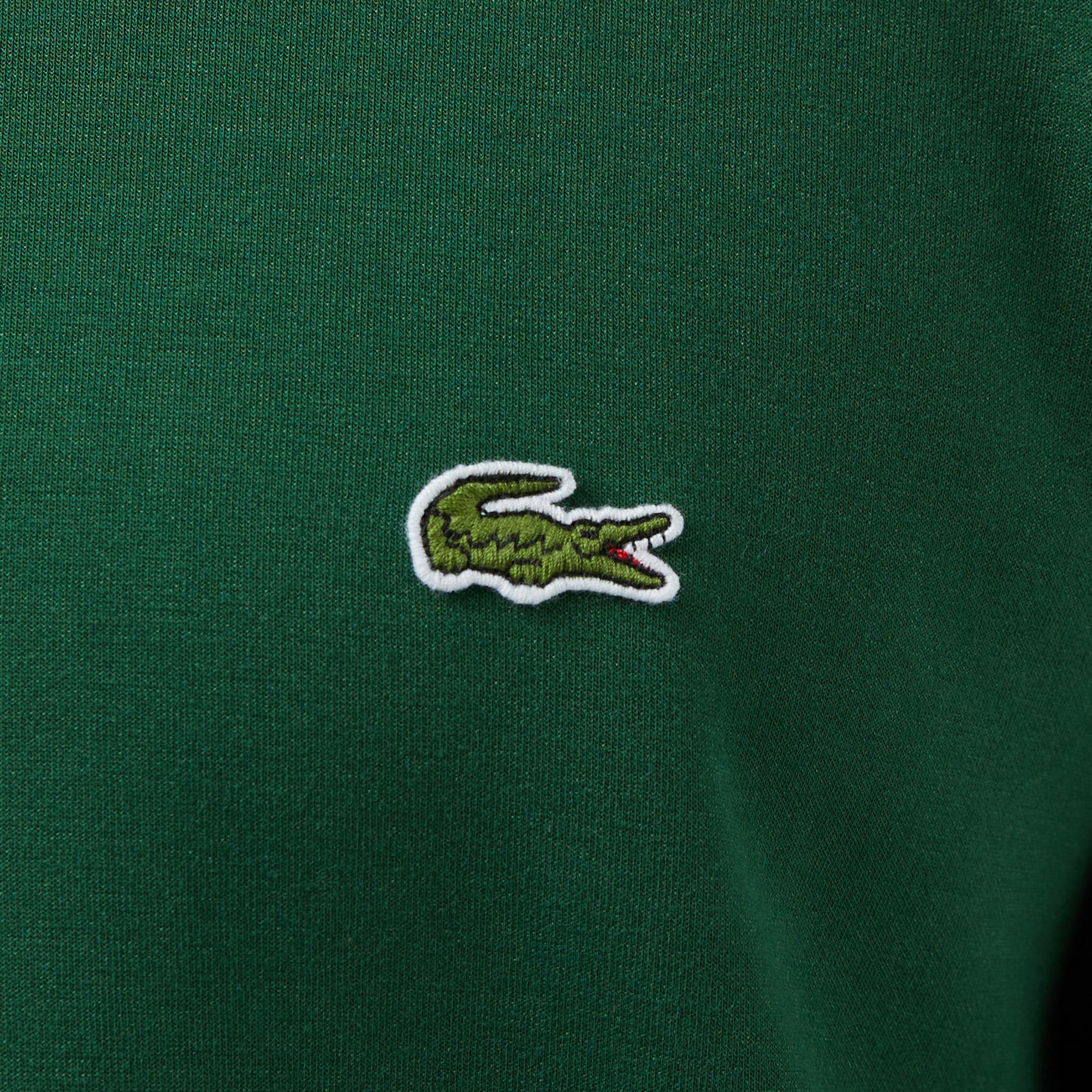 Lacoste Erkek Classic Fit Bisiklet Yaka Yeşil Sweatshirt