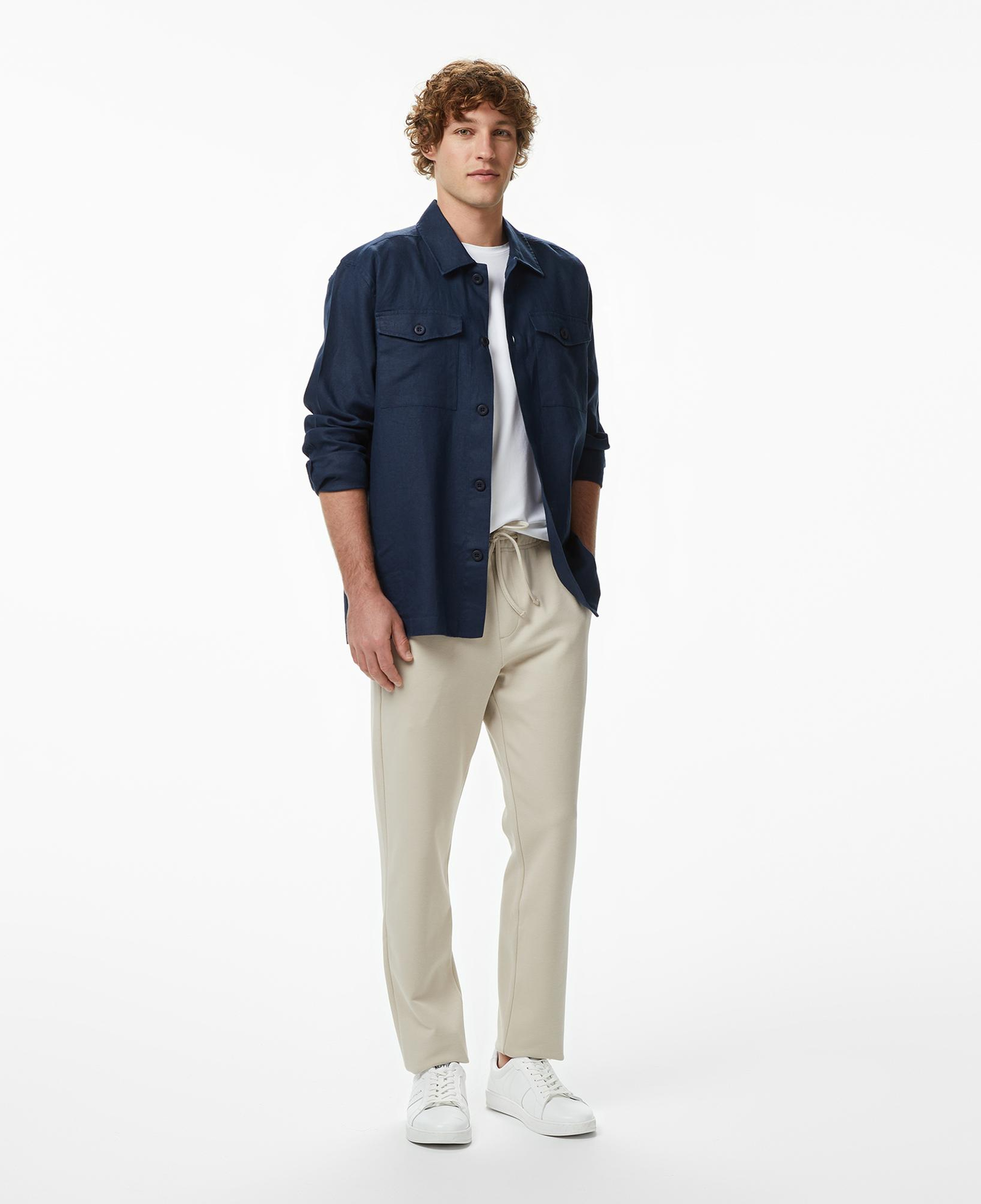 Nautica Erkek Bej Slim Fit Pantolon