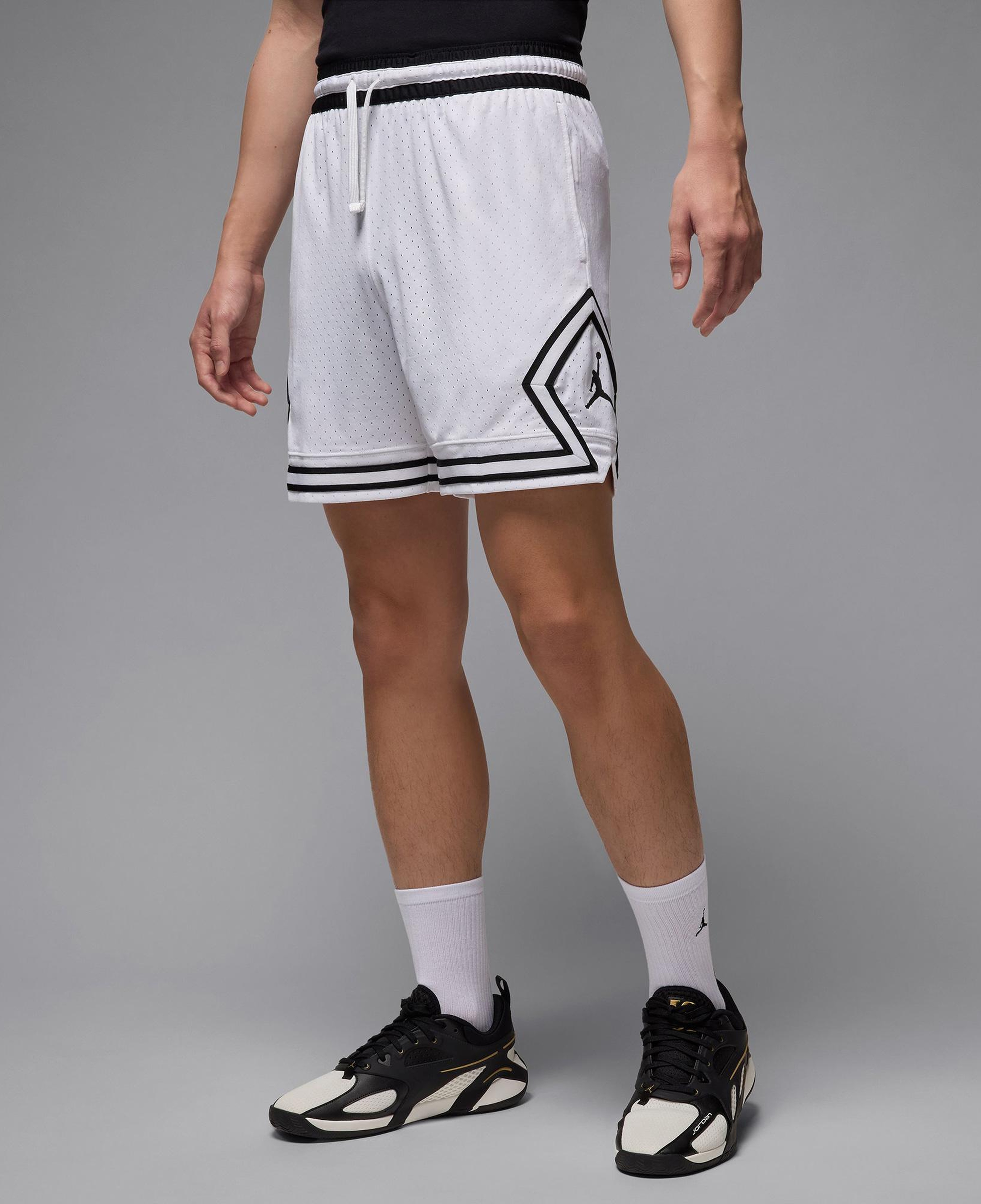 Jordan Dri-Fit Sport Diamond Erkek Beyaz Şort