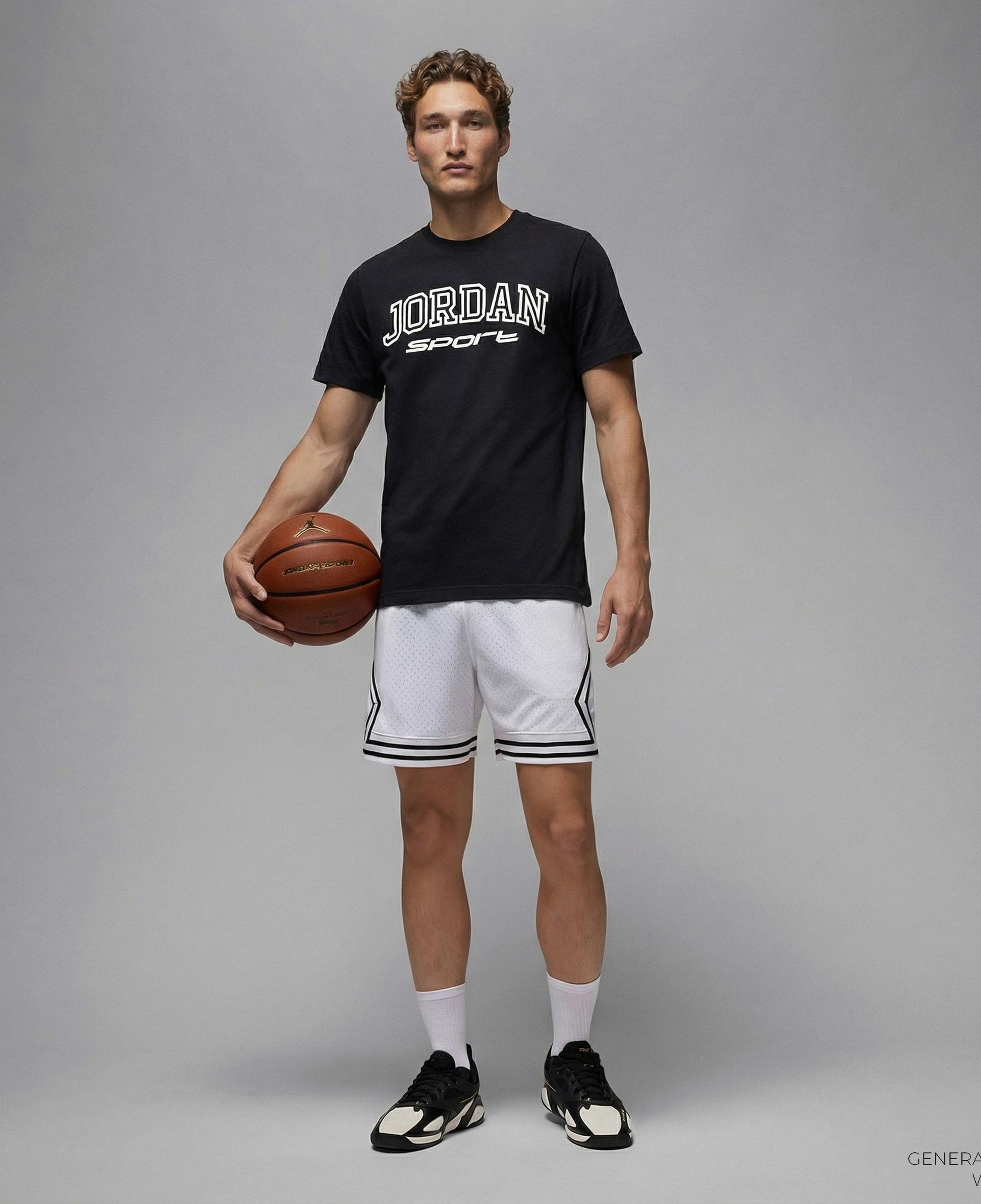 Jordan Dri-Fit Sport Diamond Erkek Beyaz Şort