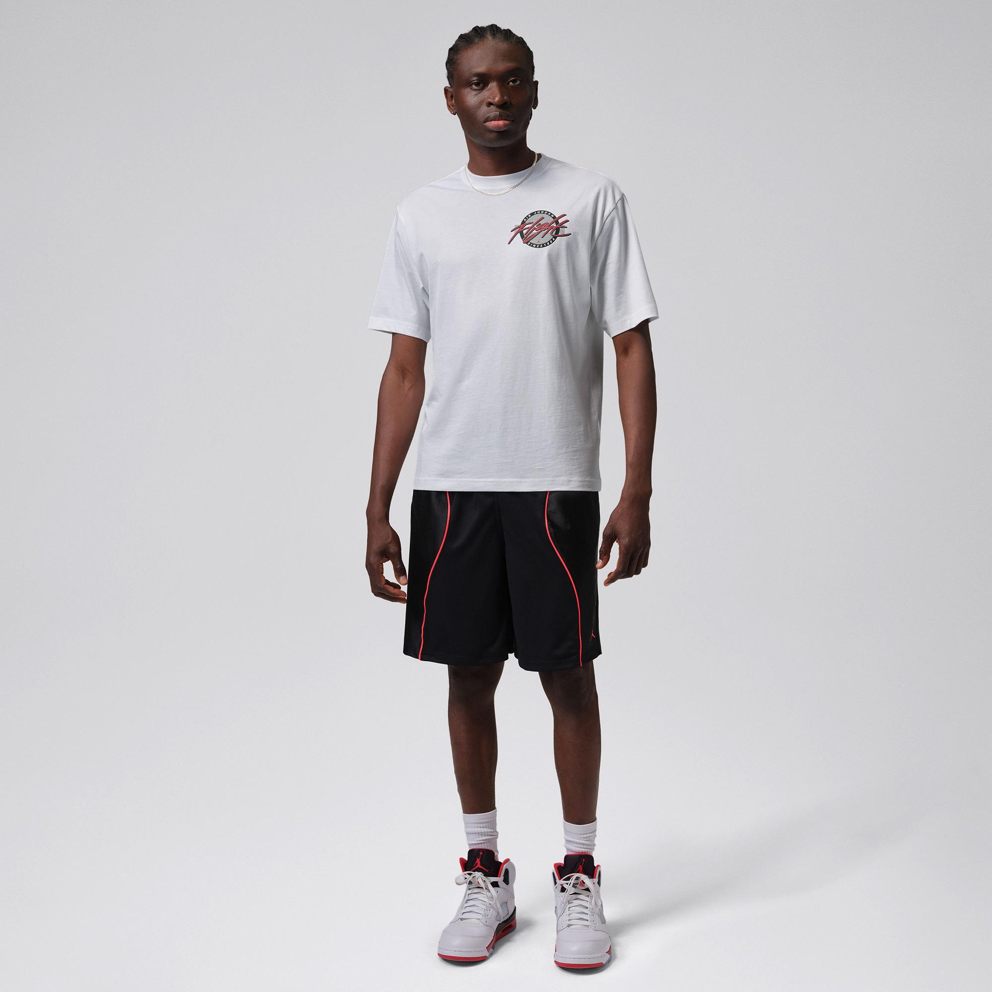 Jordan Flight Crew Erkek Beyaz T-Shirt