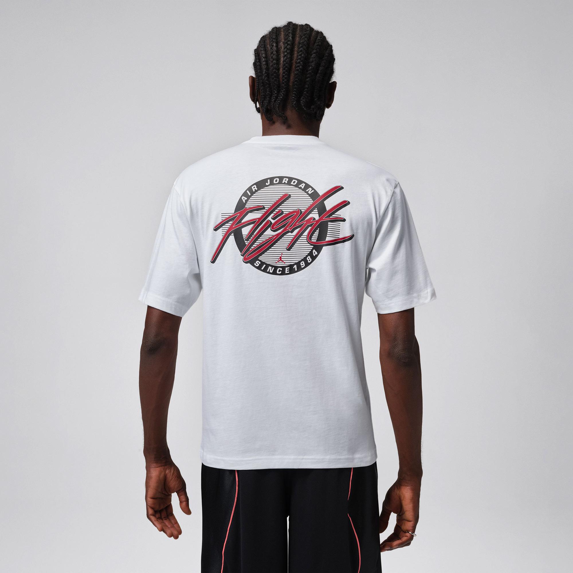 Jordan Flight Crew Erkek Beyaz T-Shirt