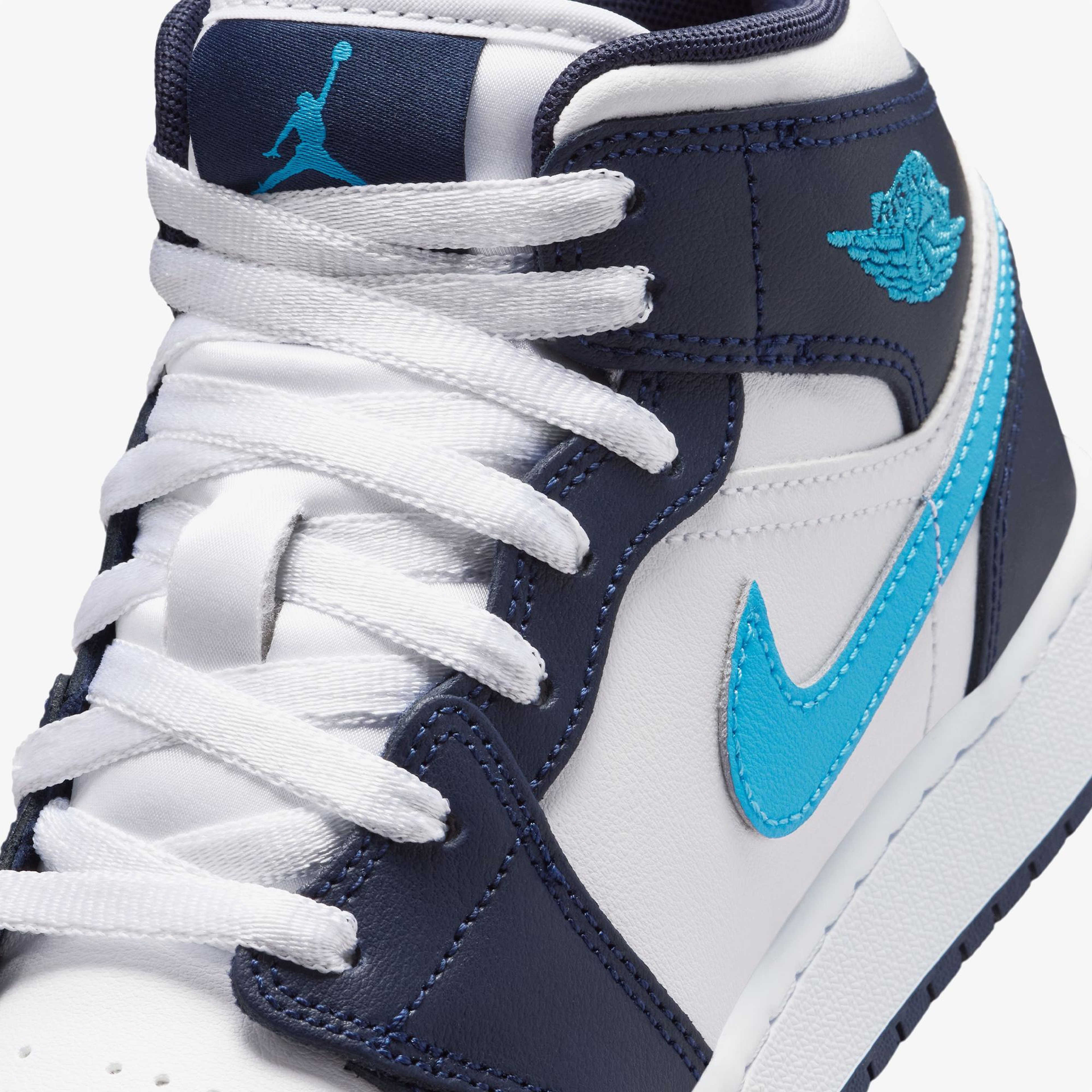 Jordan Air 1 Mid Lacivert Spor Ayakkabı