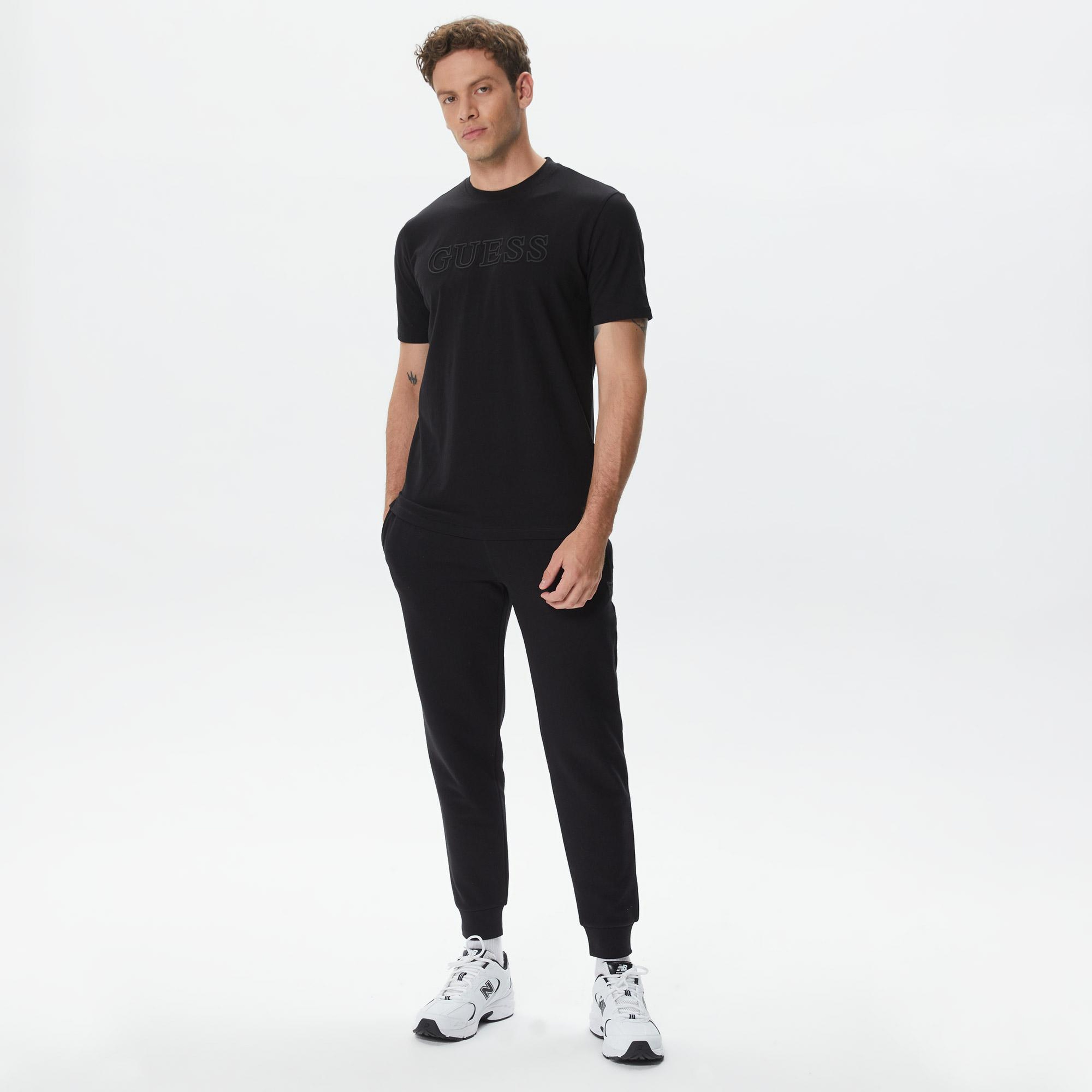 Guess Alphy Erkek Siyah T-Shirt