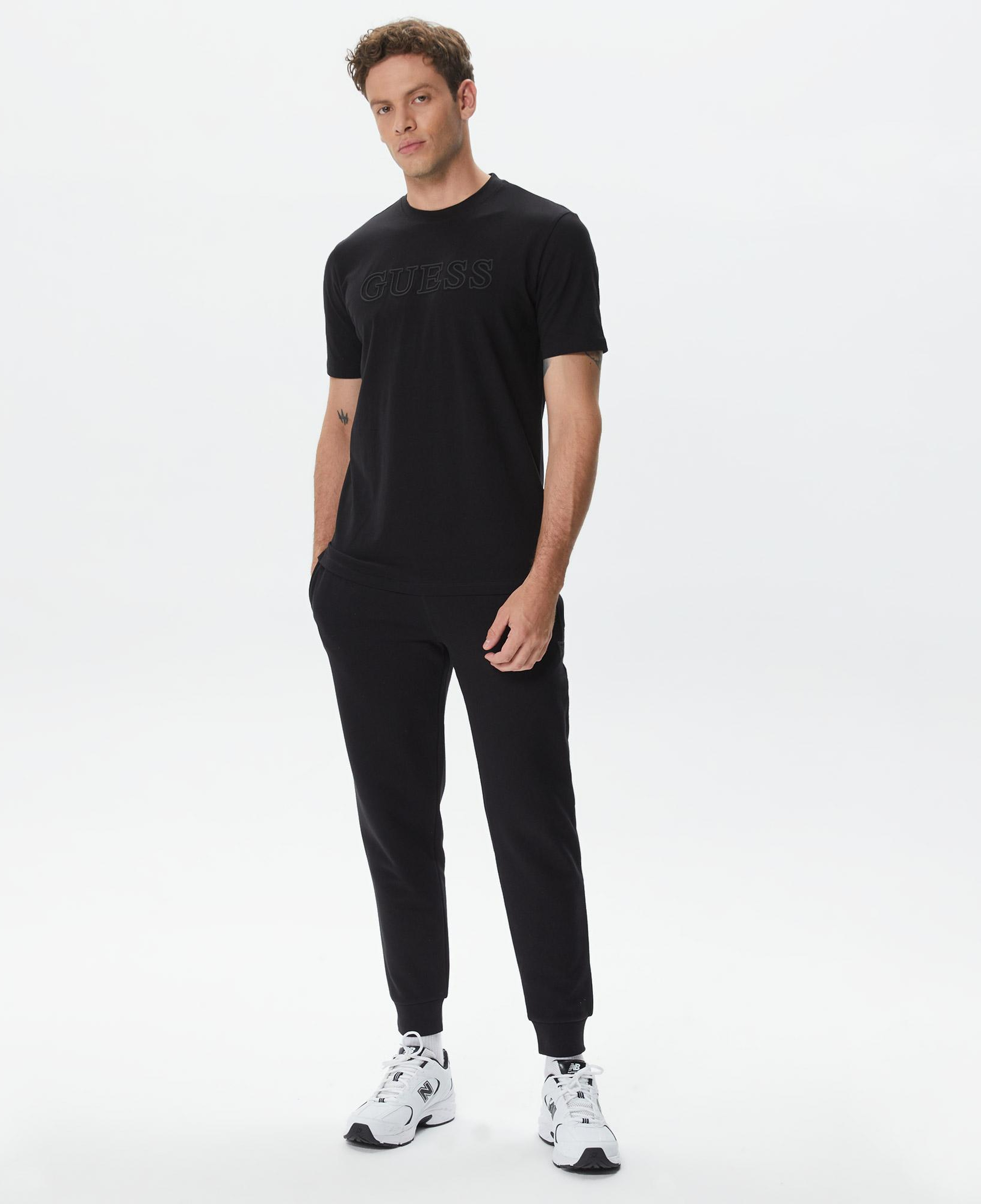 Guess Alphy Erkek Siyah T-Shirt