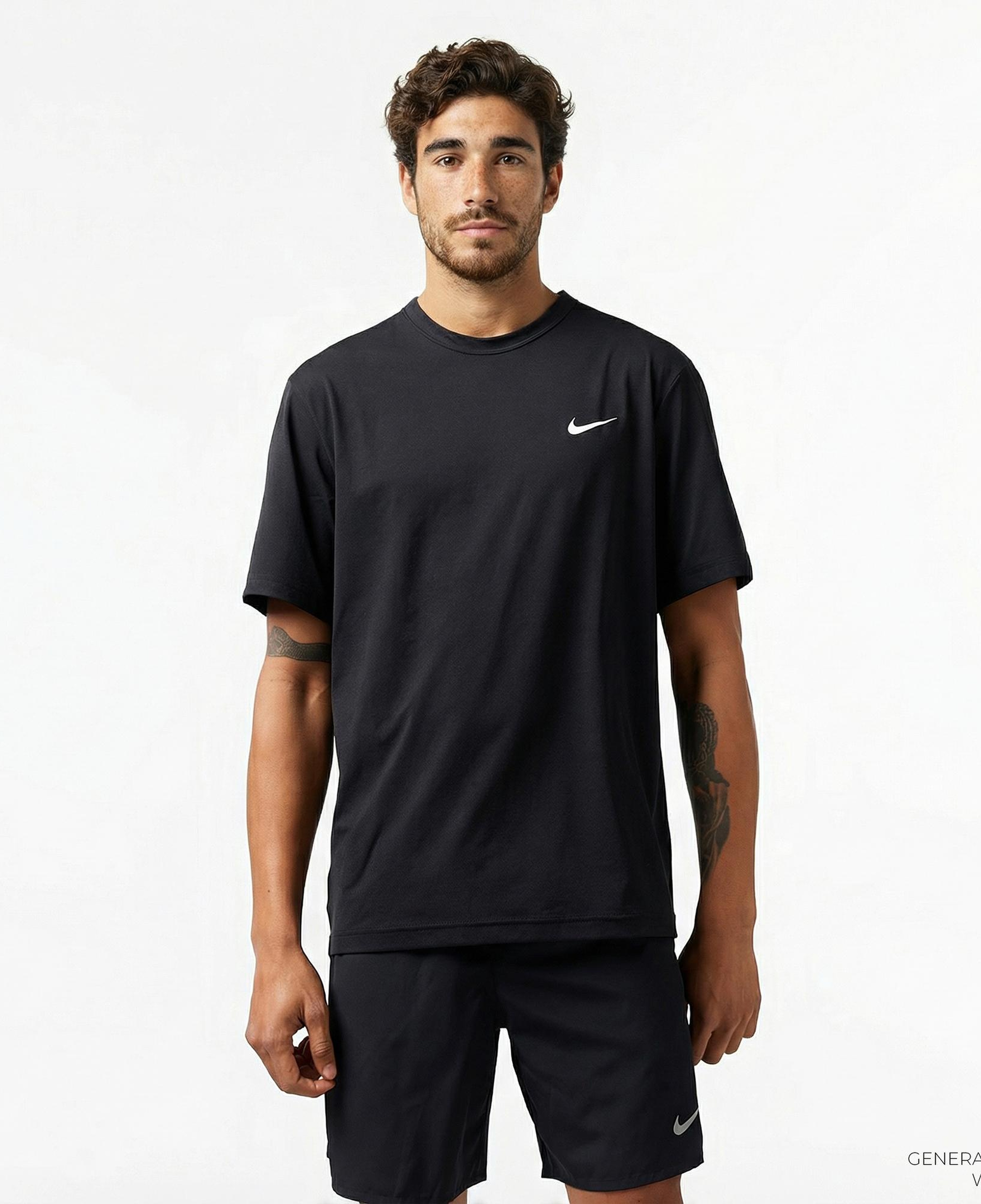 Nike Dri-Fit Hyverse Erkek Siyah T-Shirt