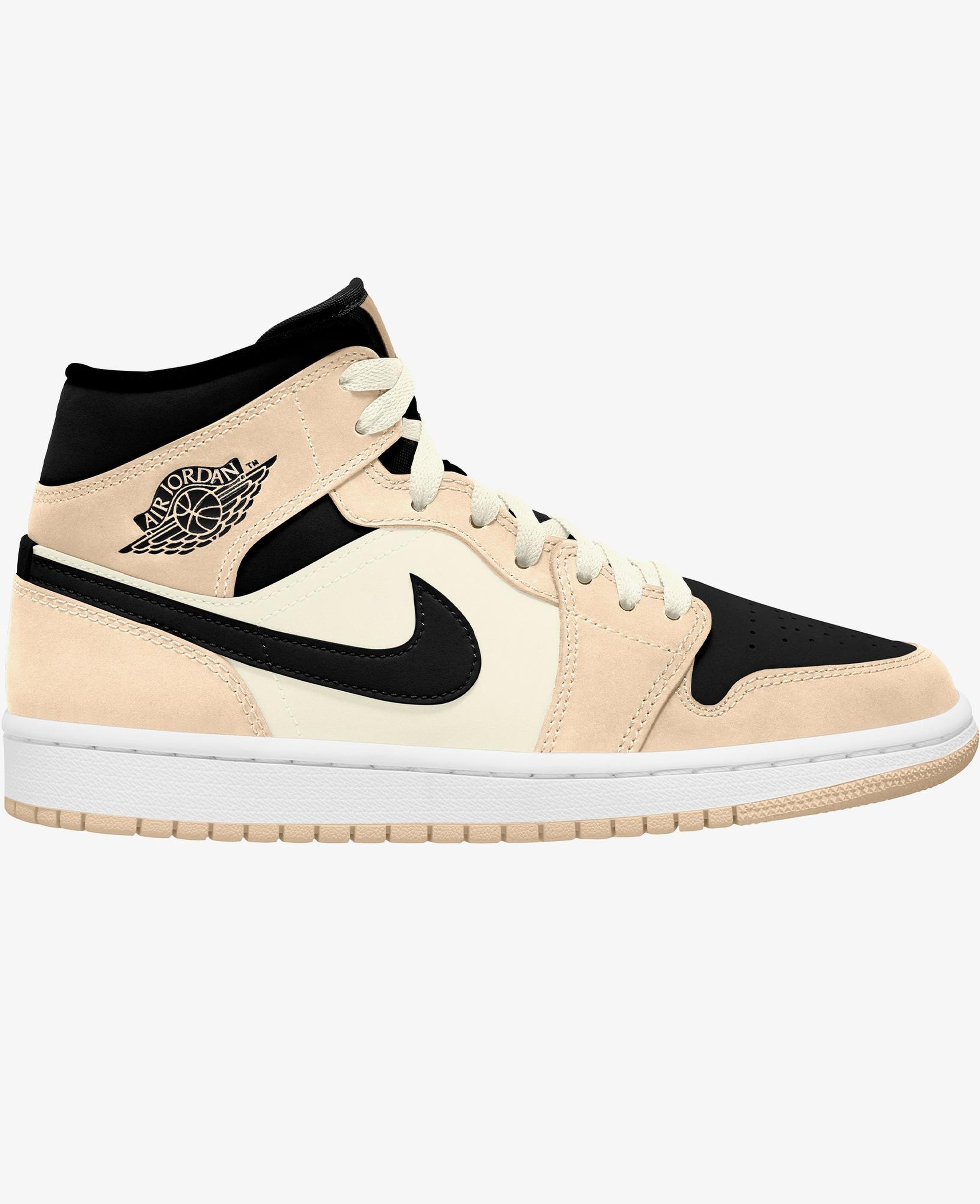 Jordan Air 1 Mid Kadın Turuncu Spor Ayakkabı