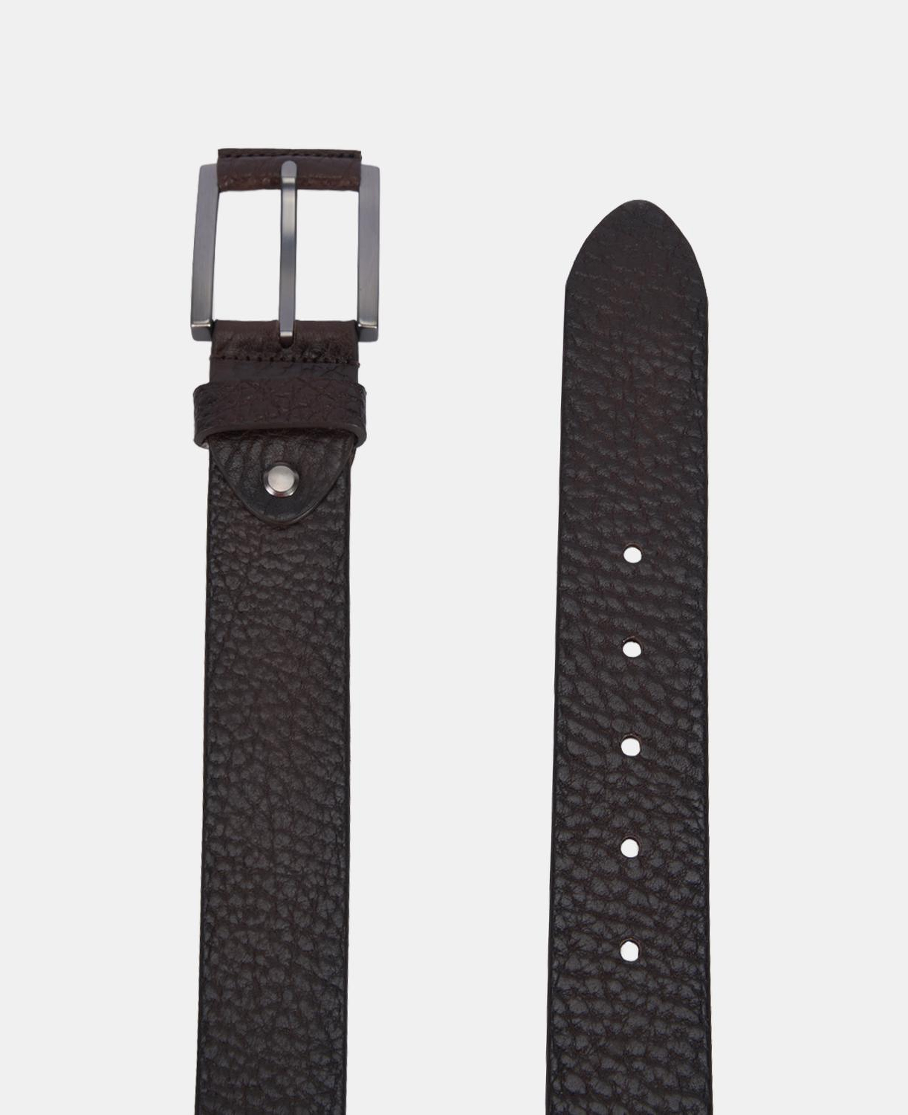 Erkek Kahve Deri Spor Kemer