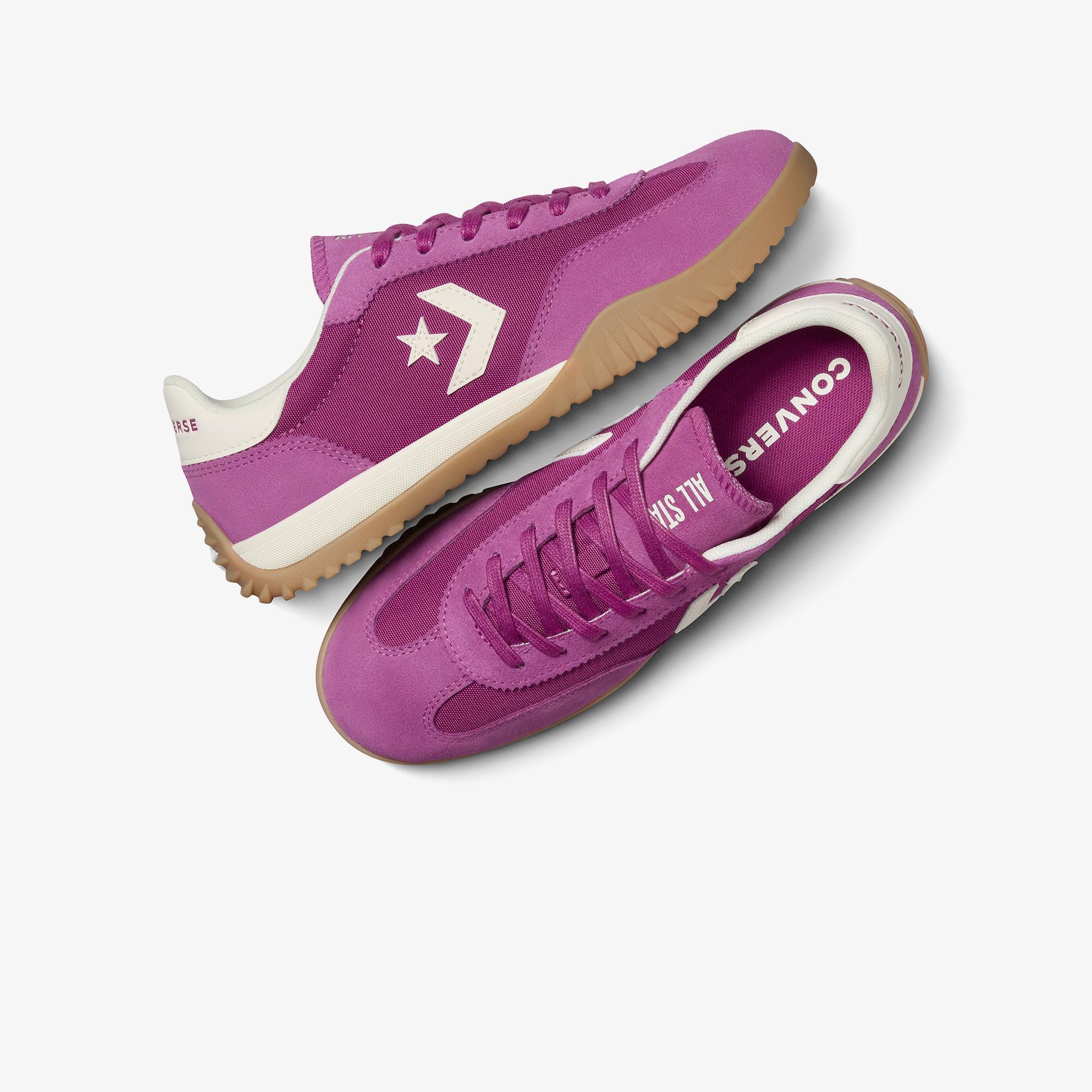 Converse Run Star Trainer Unisex Mor Süet Sneaker