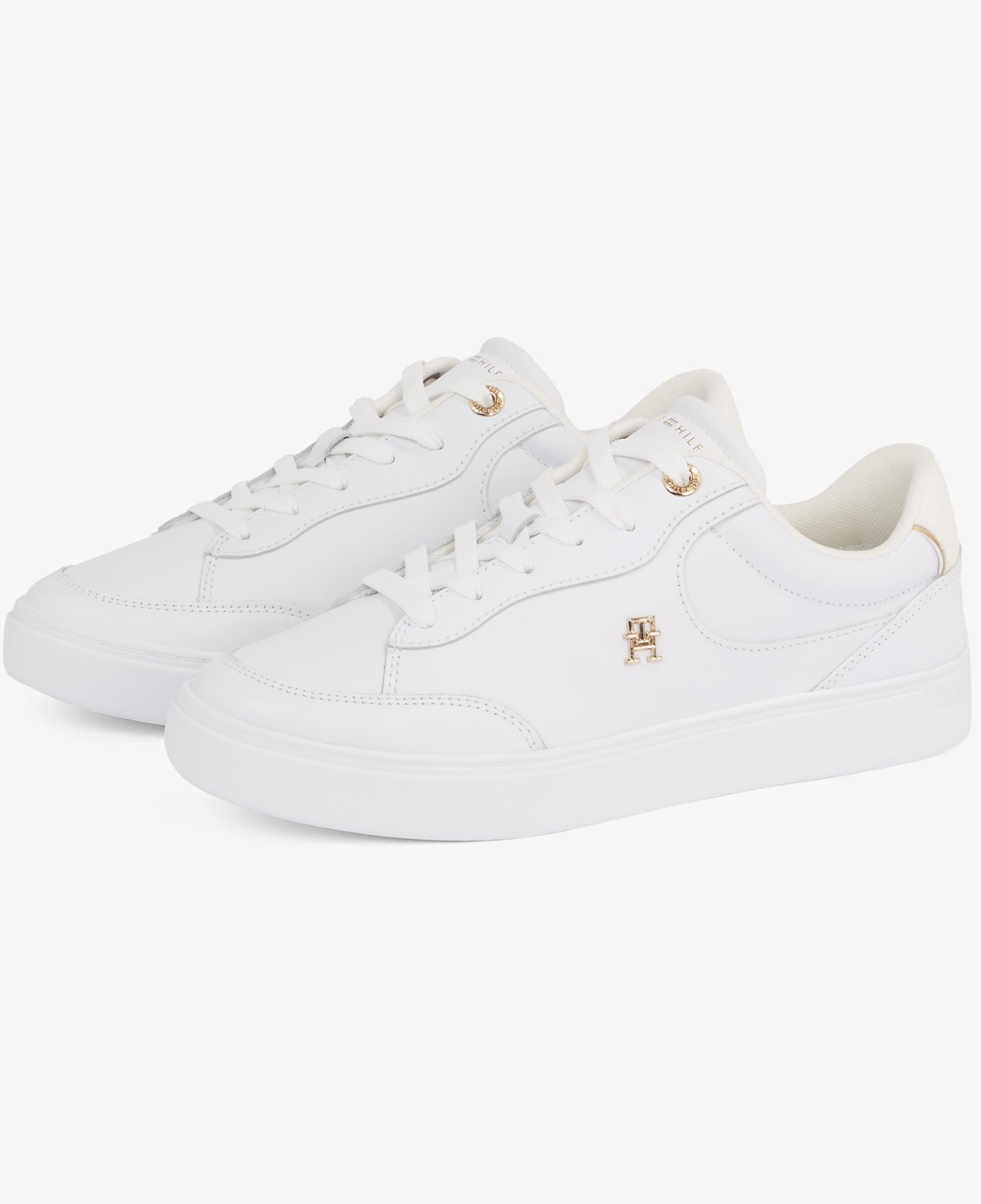 Tommy Hilfiger Essential Chic Court Kadın Beyaz Sneaker