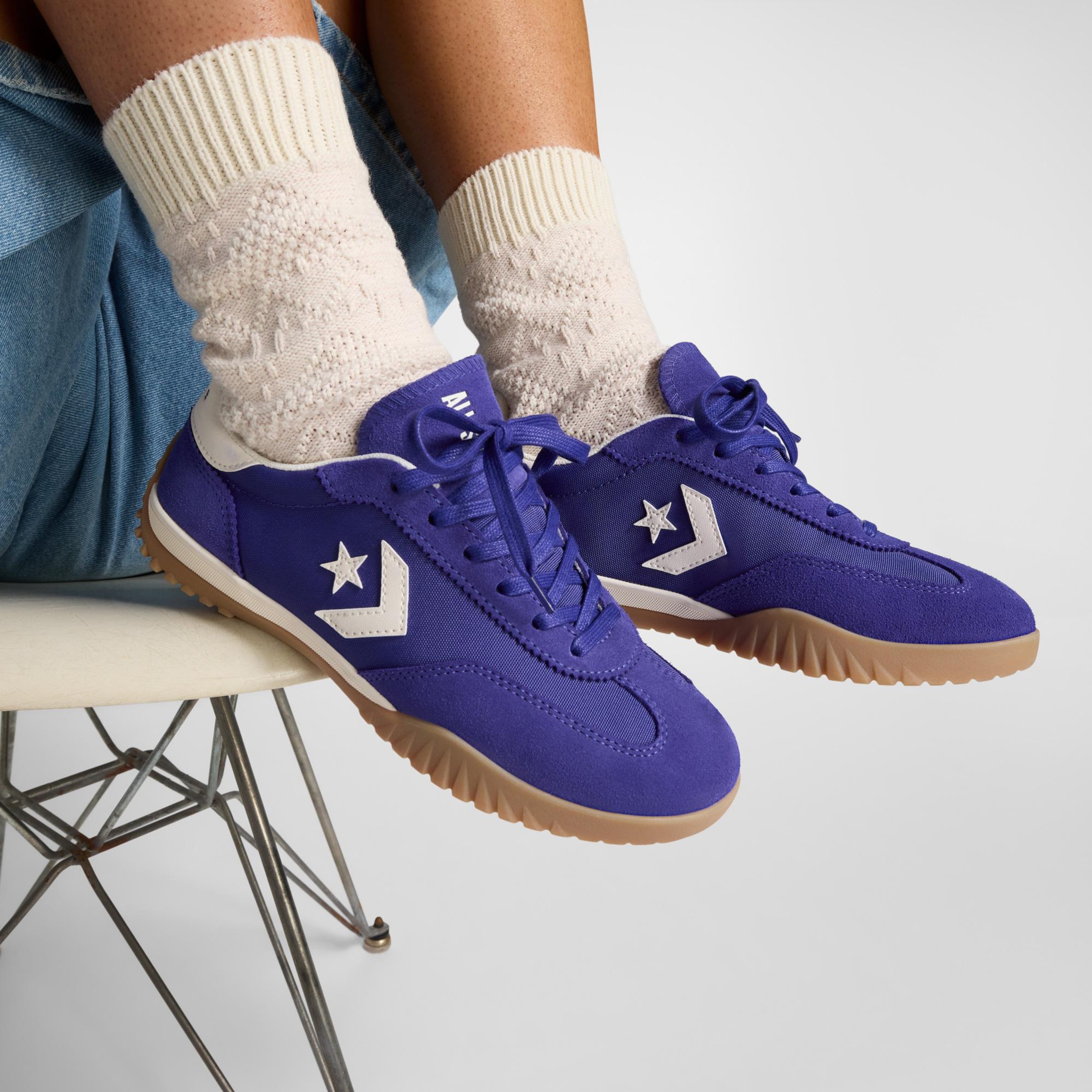 Converse Run Star Trainer Unisex Mavi Süet Sneaker