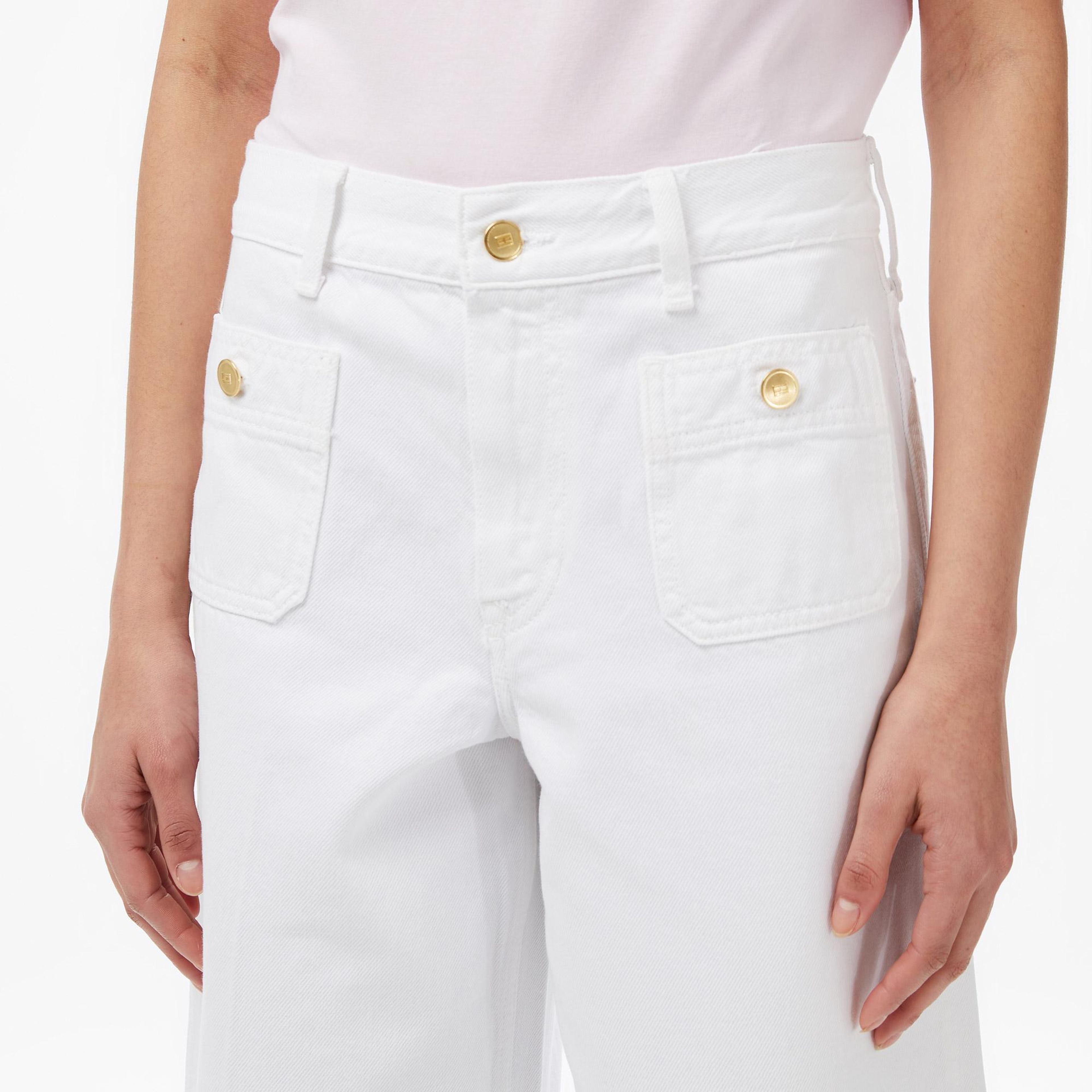 Tommy Hilfiger Kadın Beyaz Jean