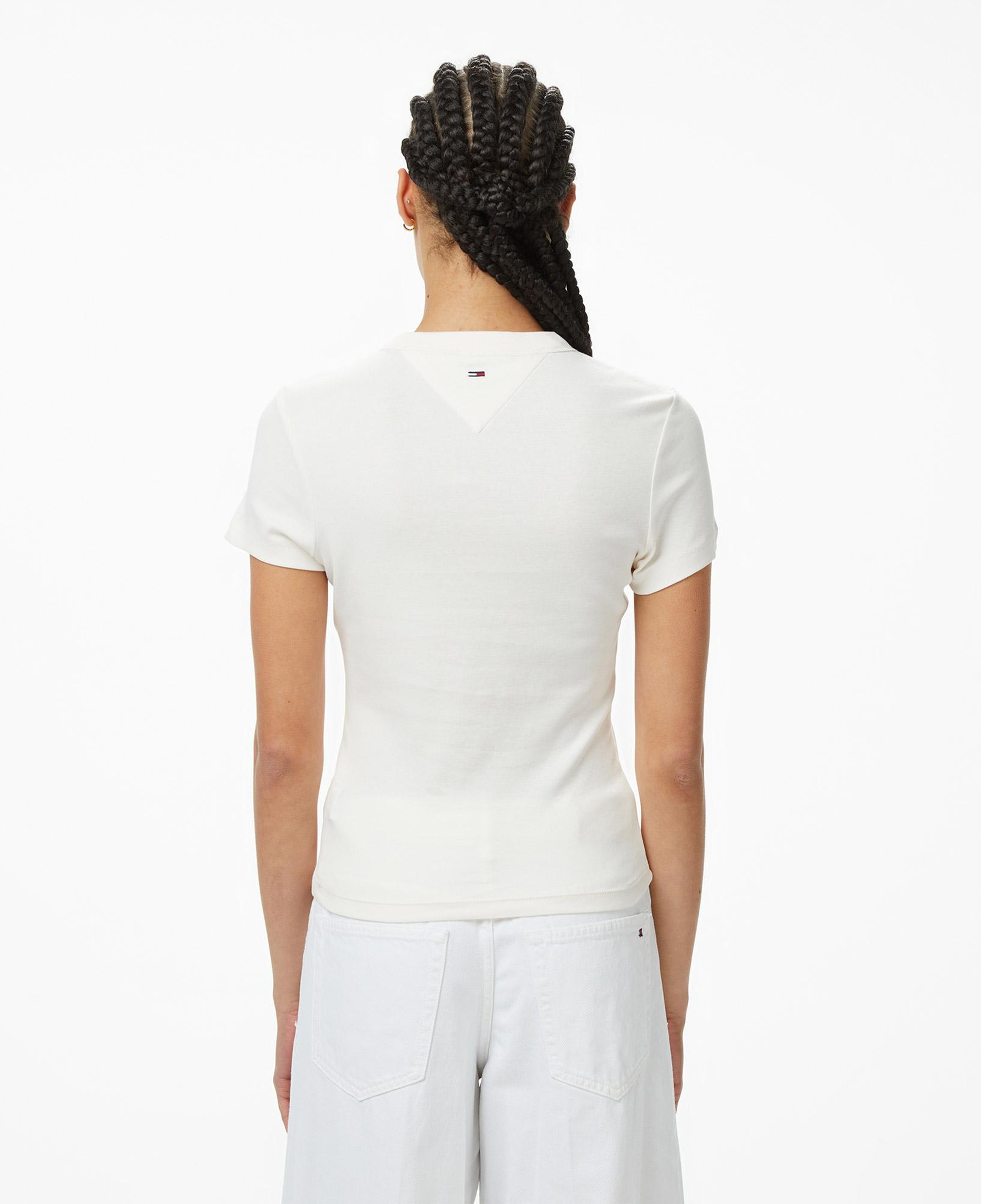 Tommy Hilfiger Varsity Kadın Beyaz T-Shirt