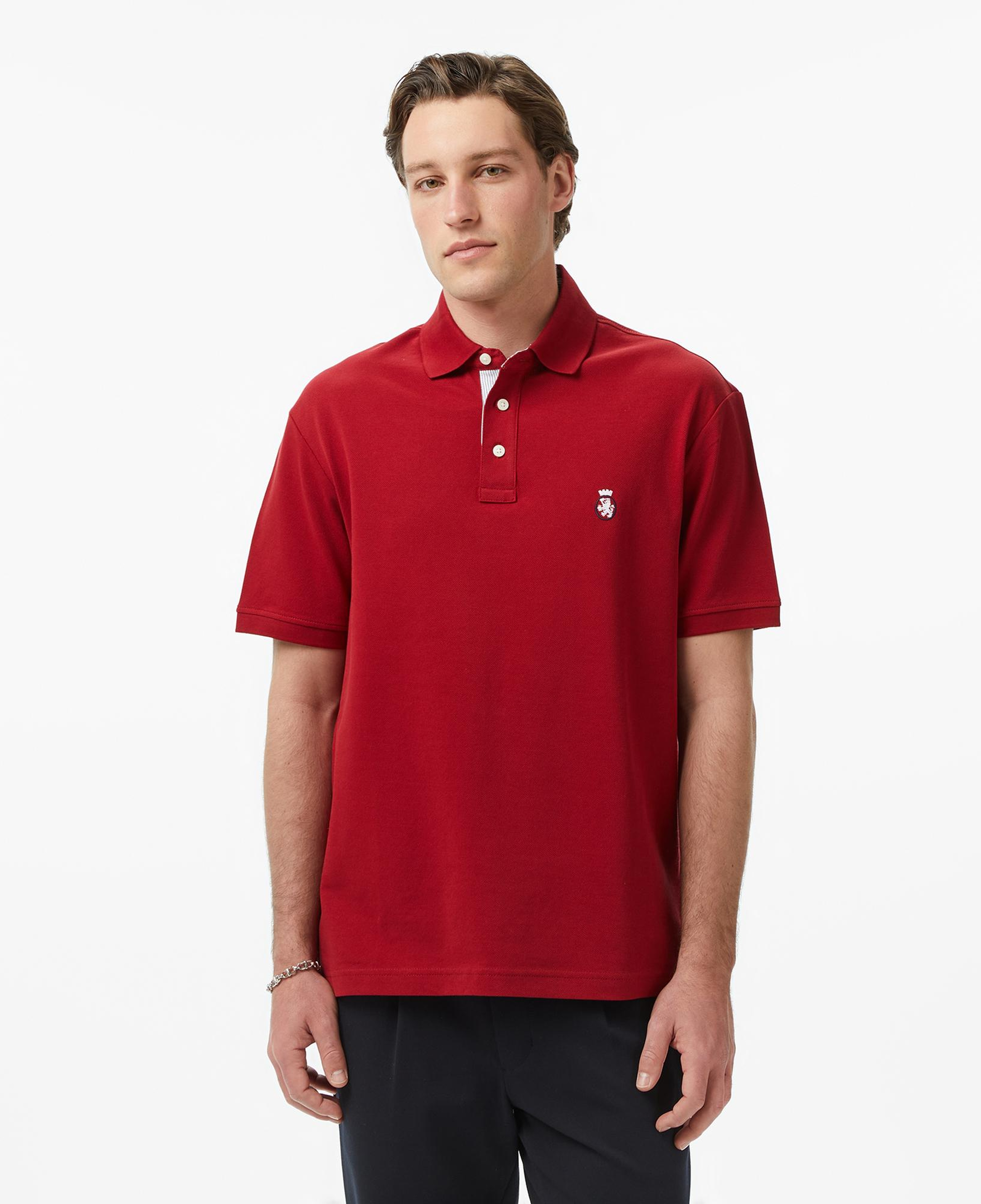 Tommy Hilfiger Heritage Series Erkek Kırmızı Polo Yaka T-Shirt