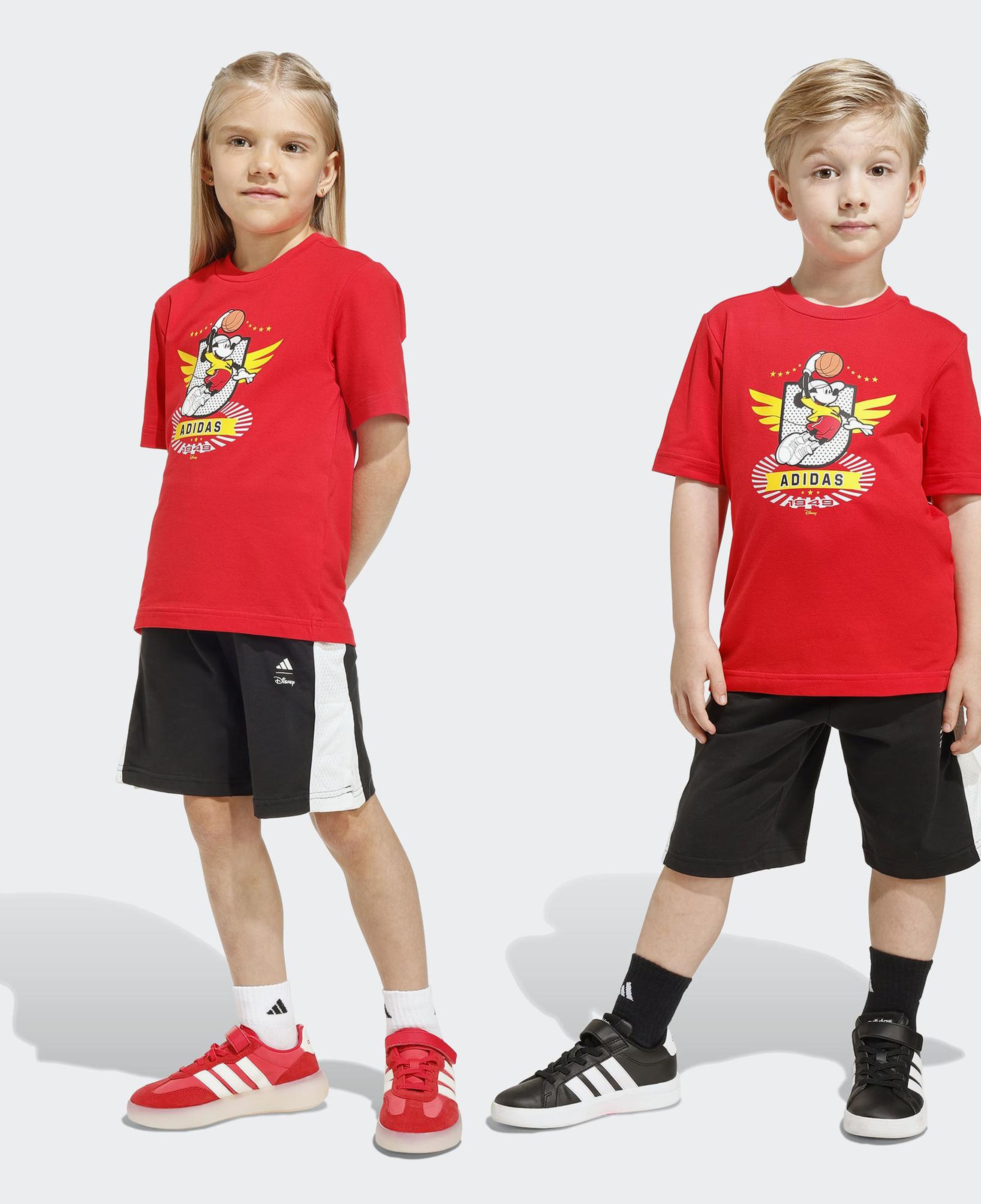 adidas Disney Mickey Mouse Çocuk Kırmızı Eşofman Takımı