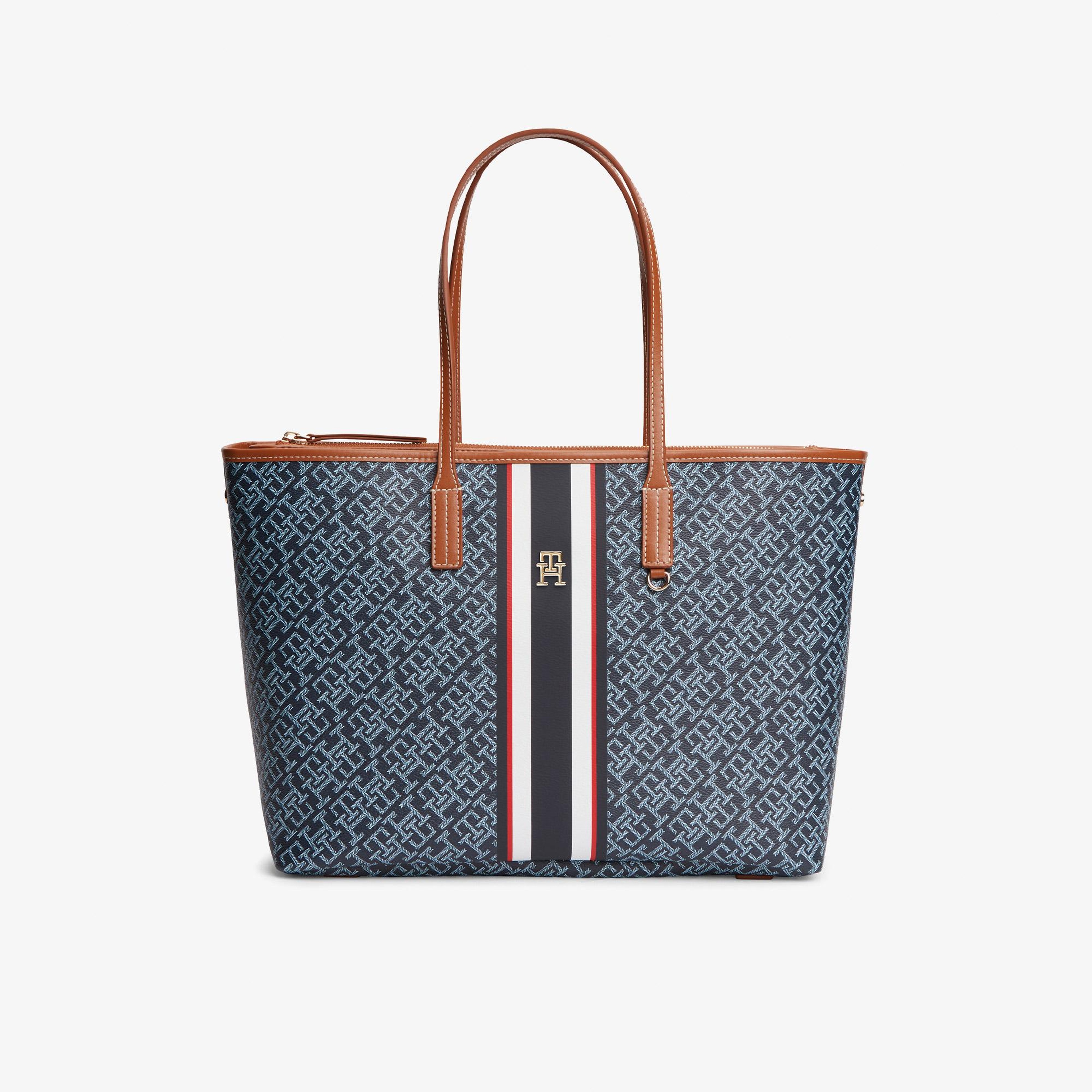 Tommy Hilfiger Monoplay Kadın Mavi El Çantası