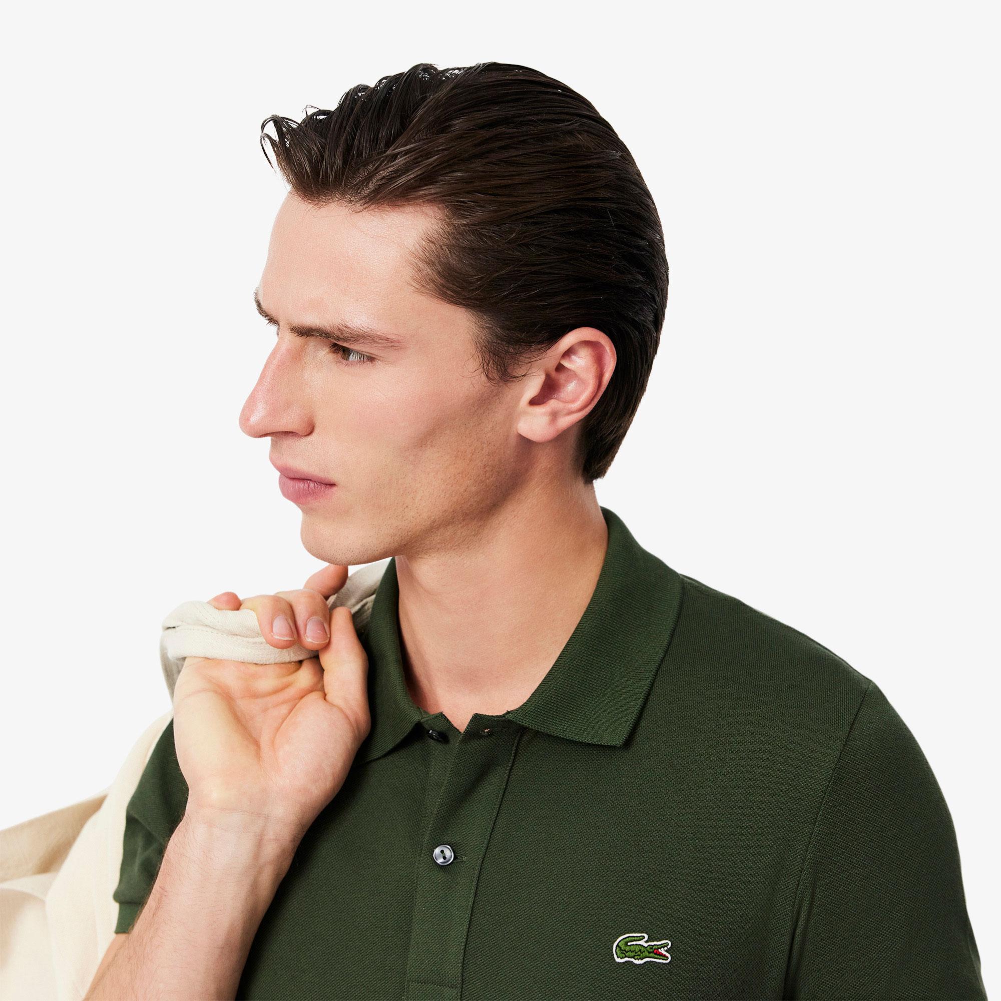 Lacoste L.12.12 Erkek Slim Fit Haki Polo