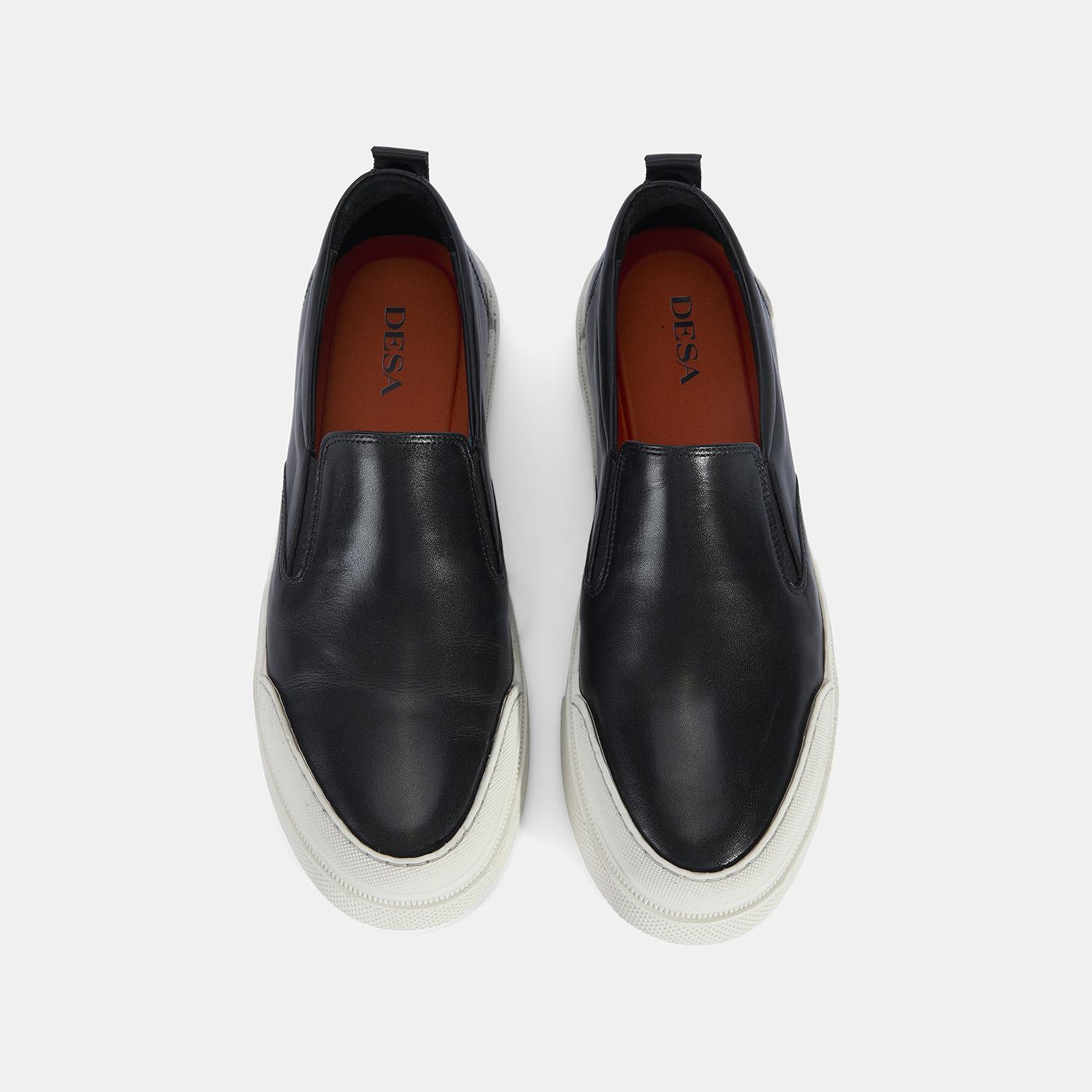 Erkek Siyah Deri Loafer