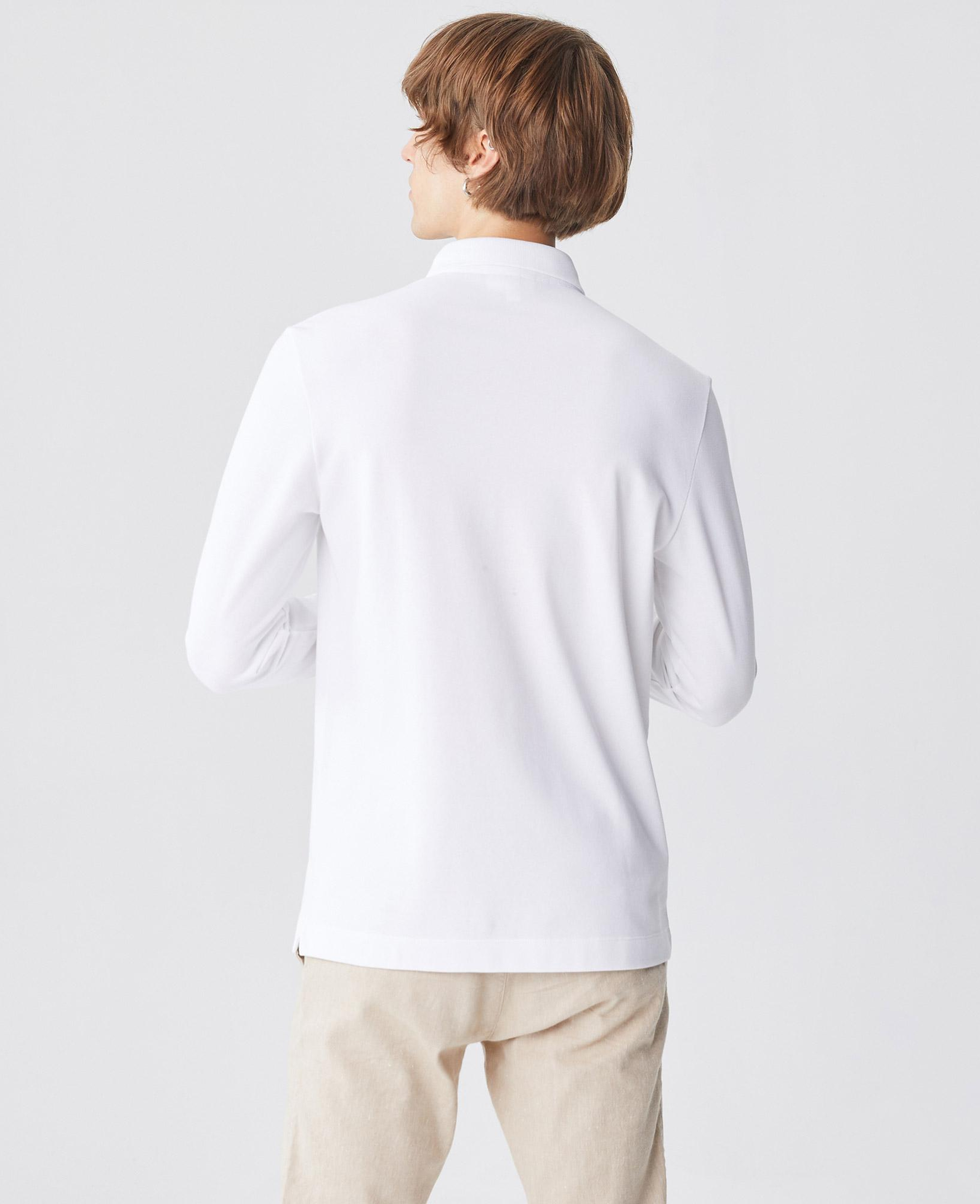 Lacoste Erkek Regular Fit Uzun Kollu Beyaz Paris Polo