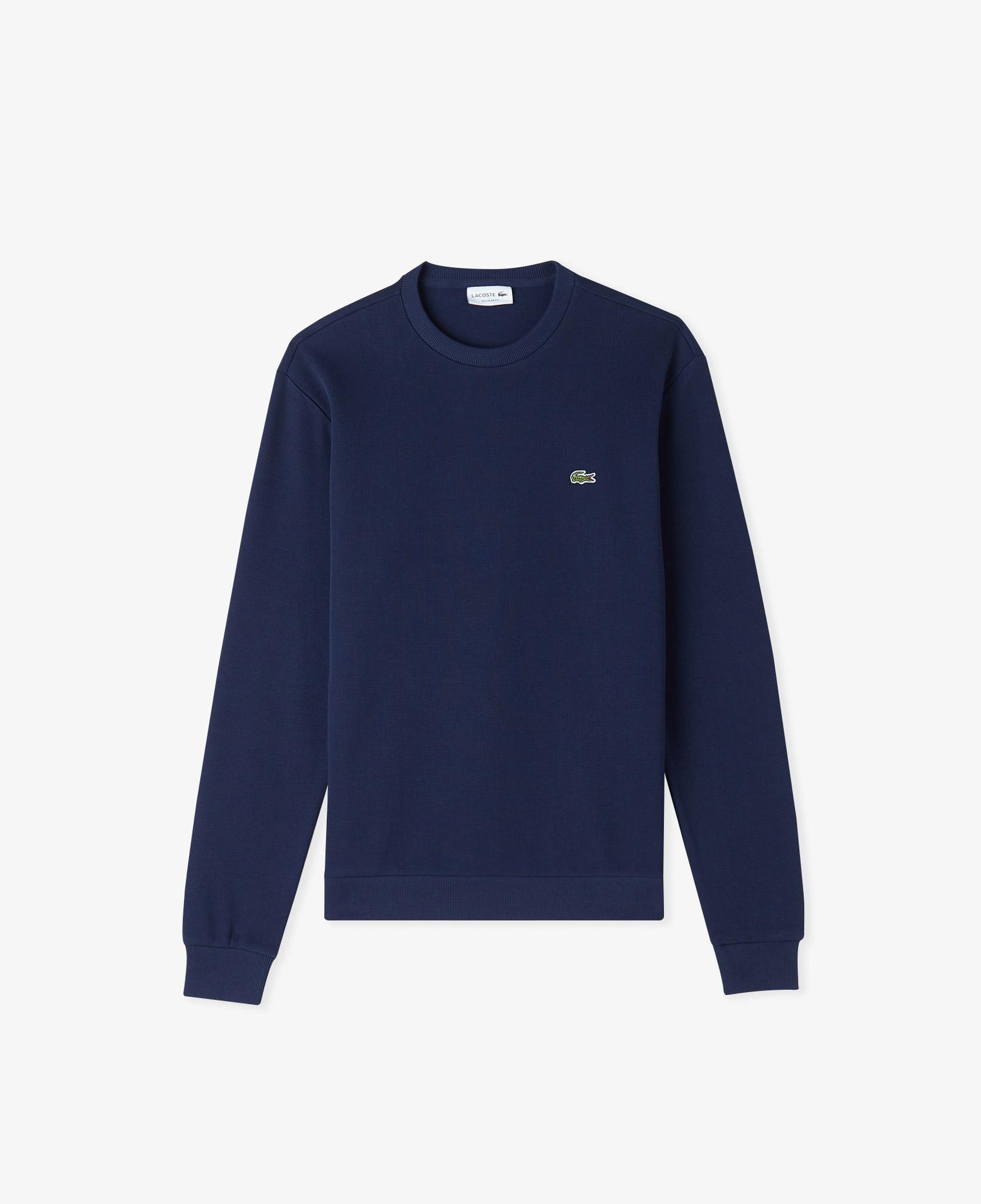 Lacoste Erkek Regular Fit Uzun Kollu Bisiklet Yaka Lacivert T-Shirt