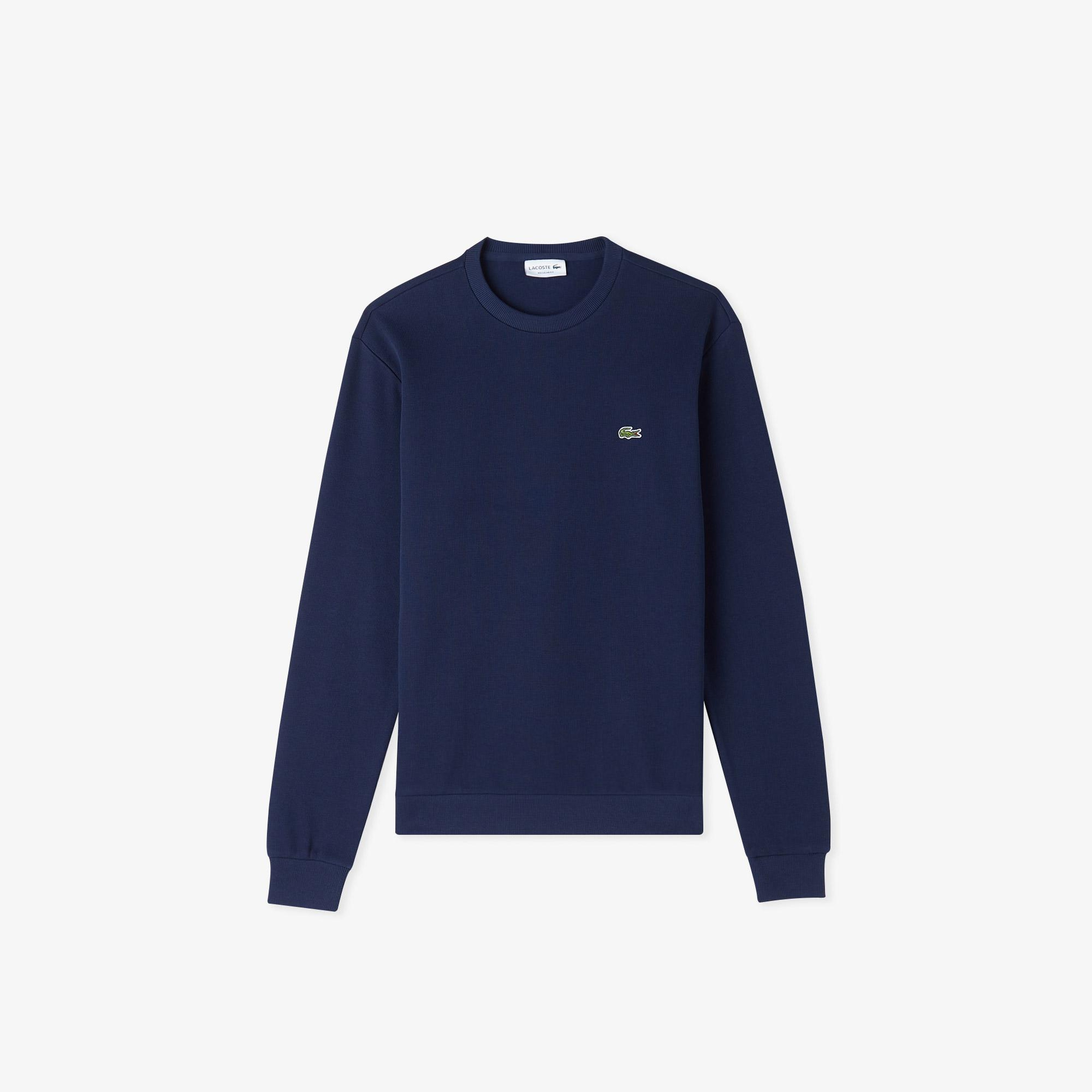 Lacoste Erkek Regular Fit Uzun Kollu Bisiklet Yaka Lacivert T-Shirt