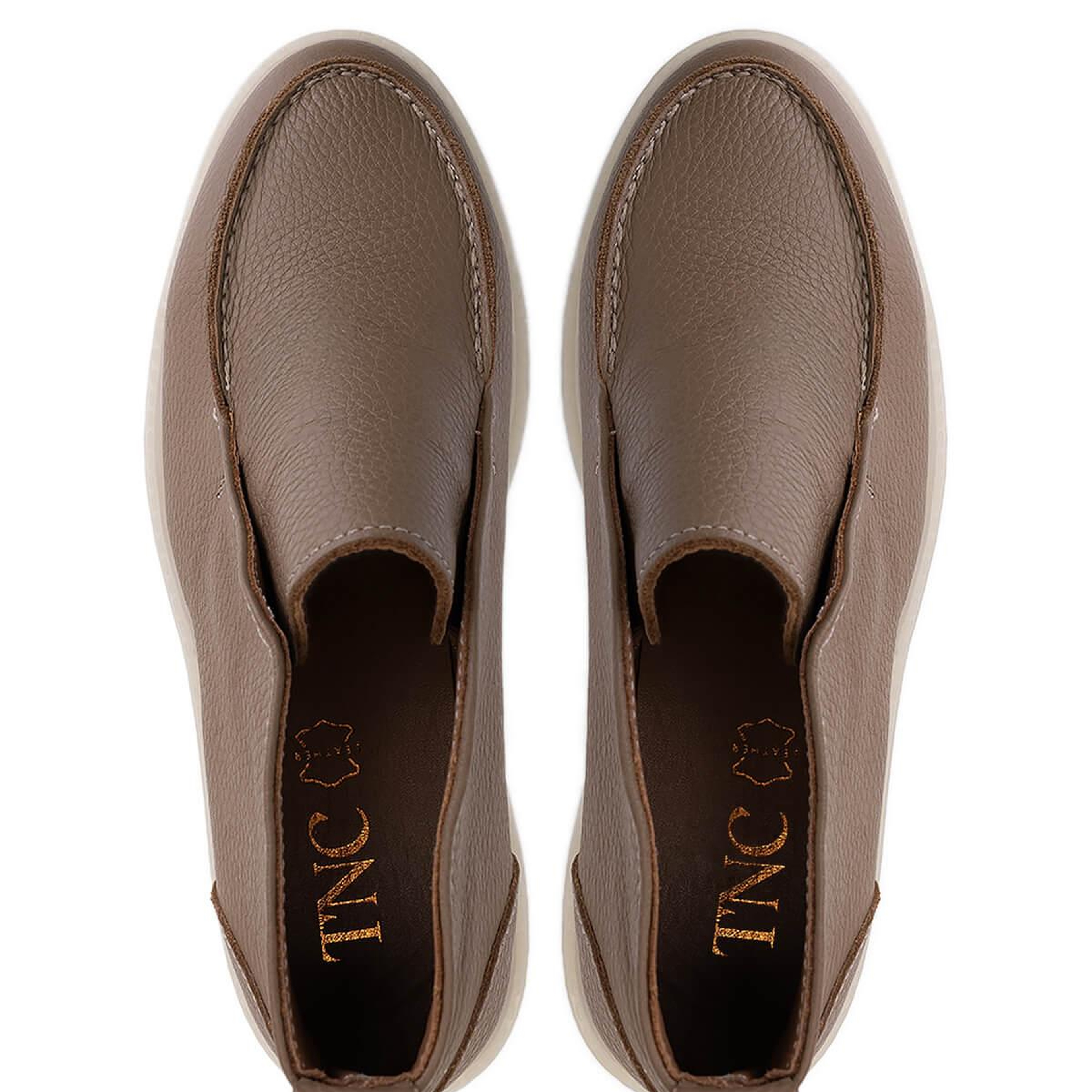 Tamer Tanca Kadın Hakiki Deri Bej Casual Bot