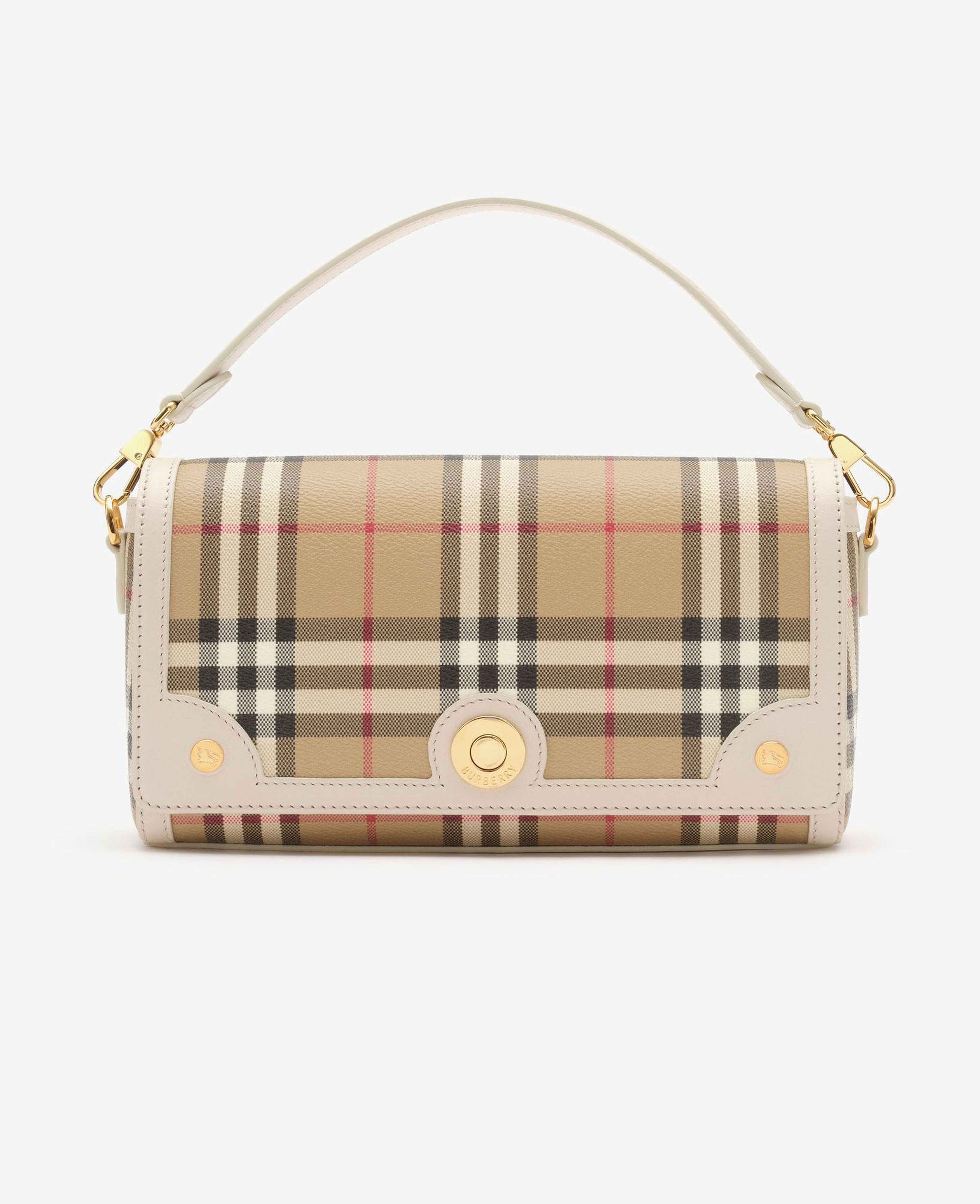 Burberry Top Handle Note Kadın Bej El Çantası