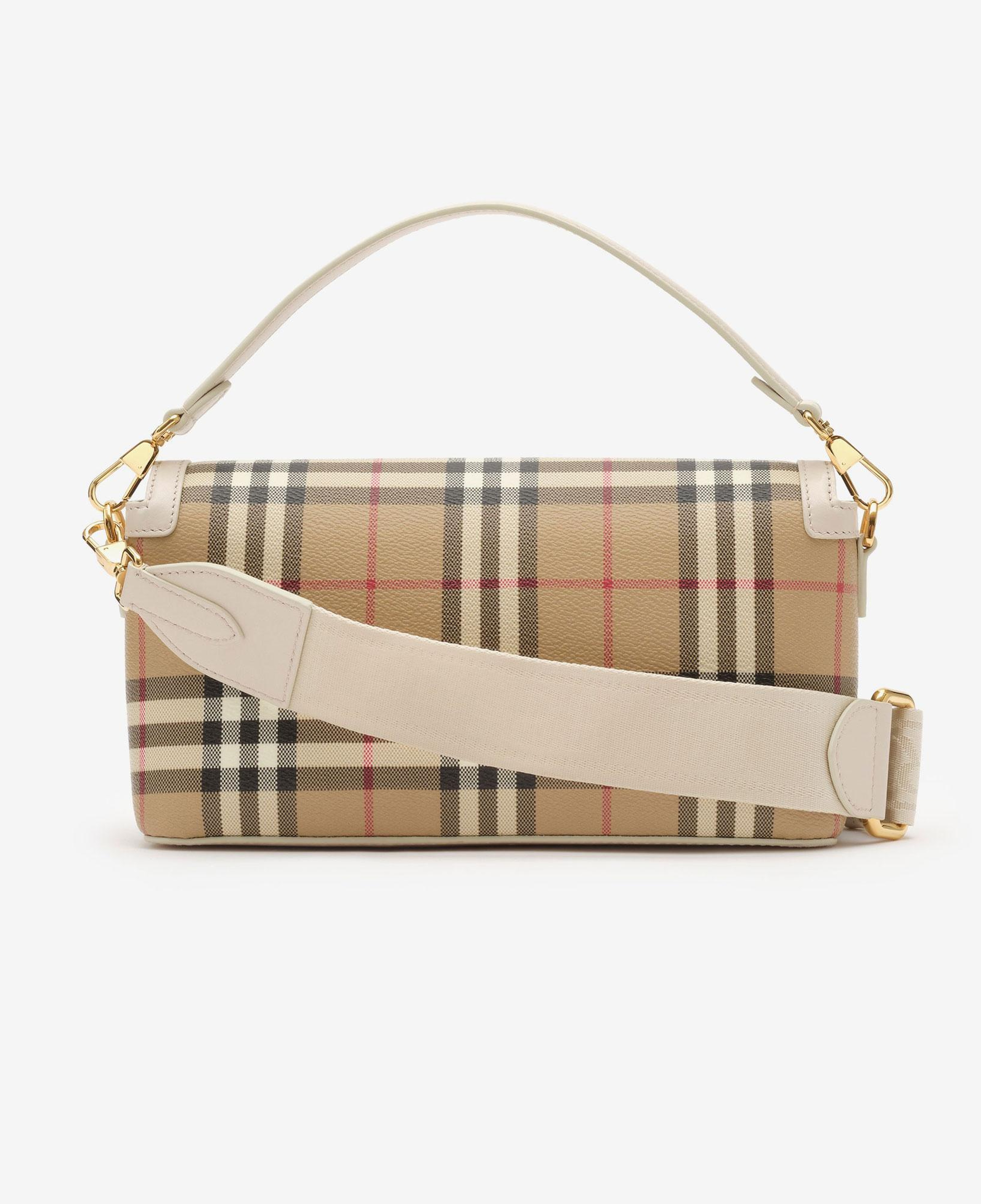 Burberry Top Handle Note Kadın Bej El Çantası