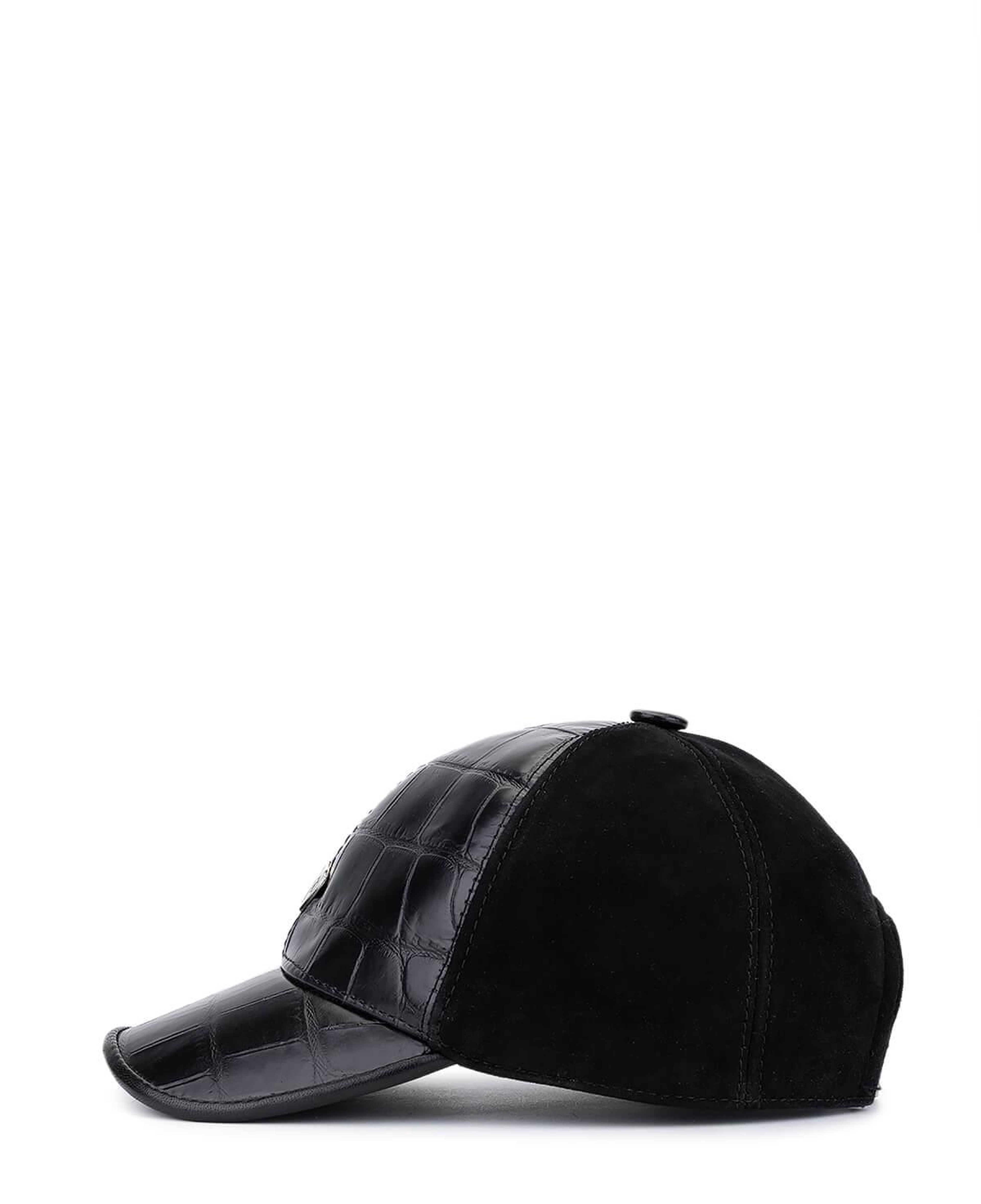 Tamer Tanca Erkek Hakiki Deri Siyah Beyzbol Şapka