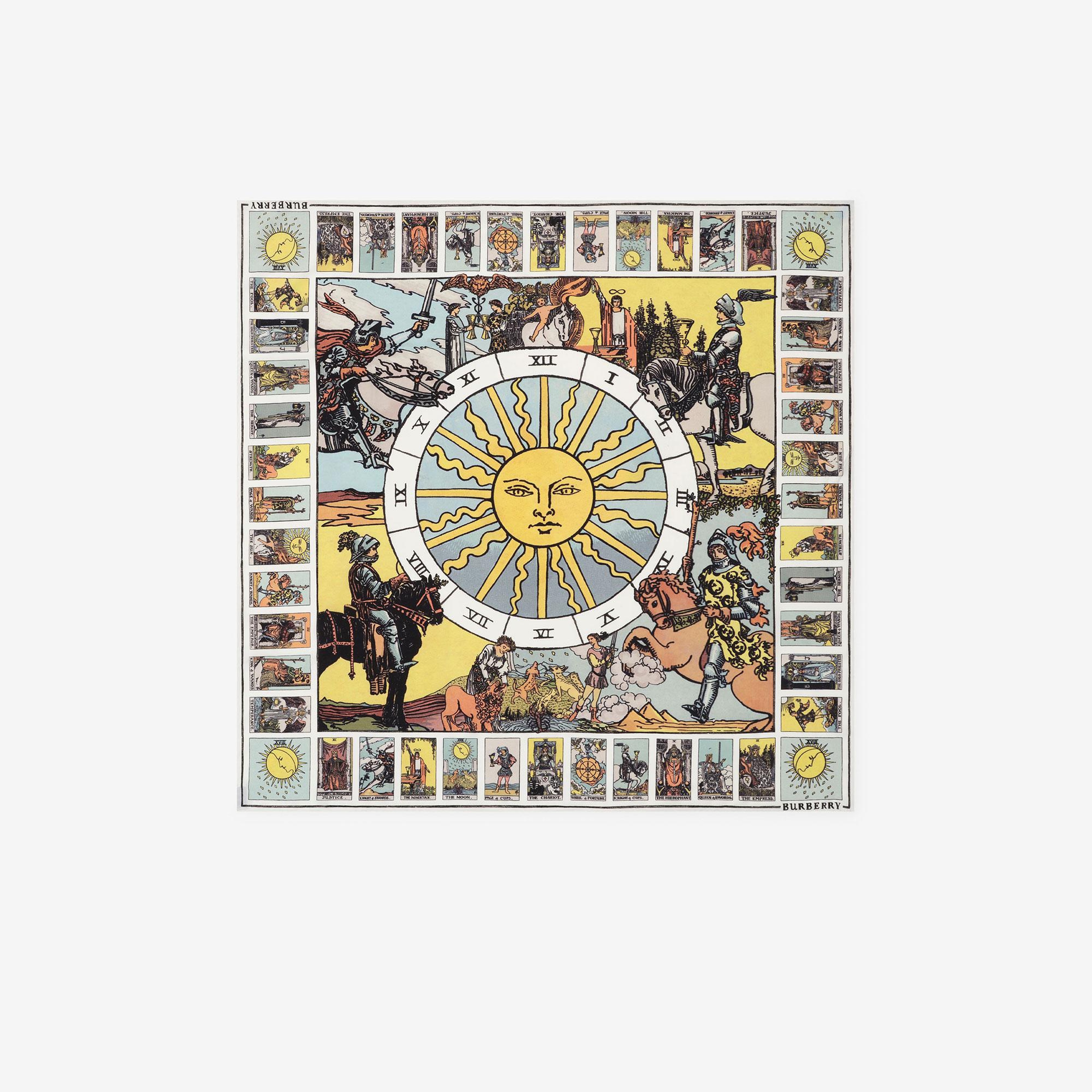 Burberry Tarot Silk Kadın Renkli Eşarp
