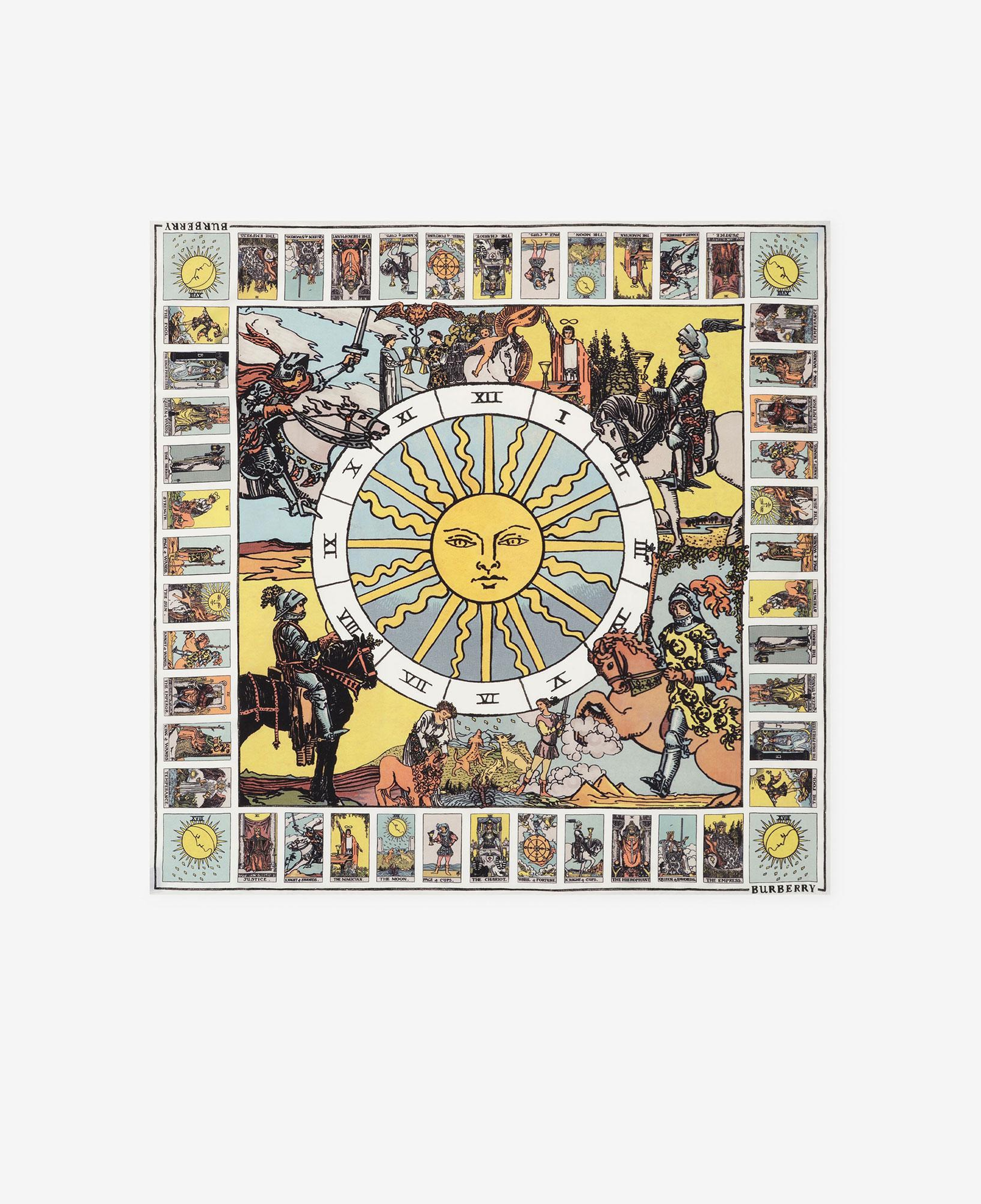 Burberry Tarot Silk Kadın Renkli Eşarp