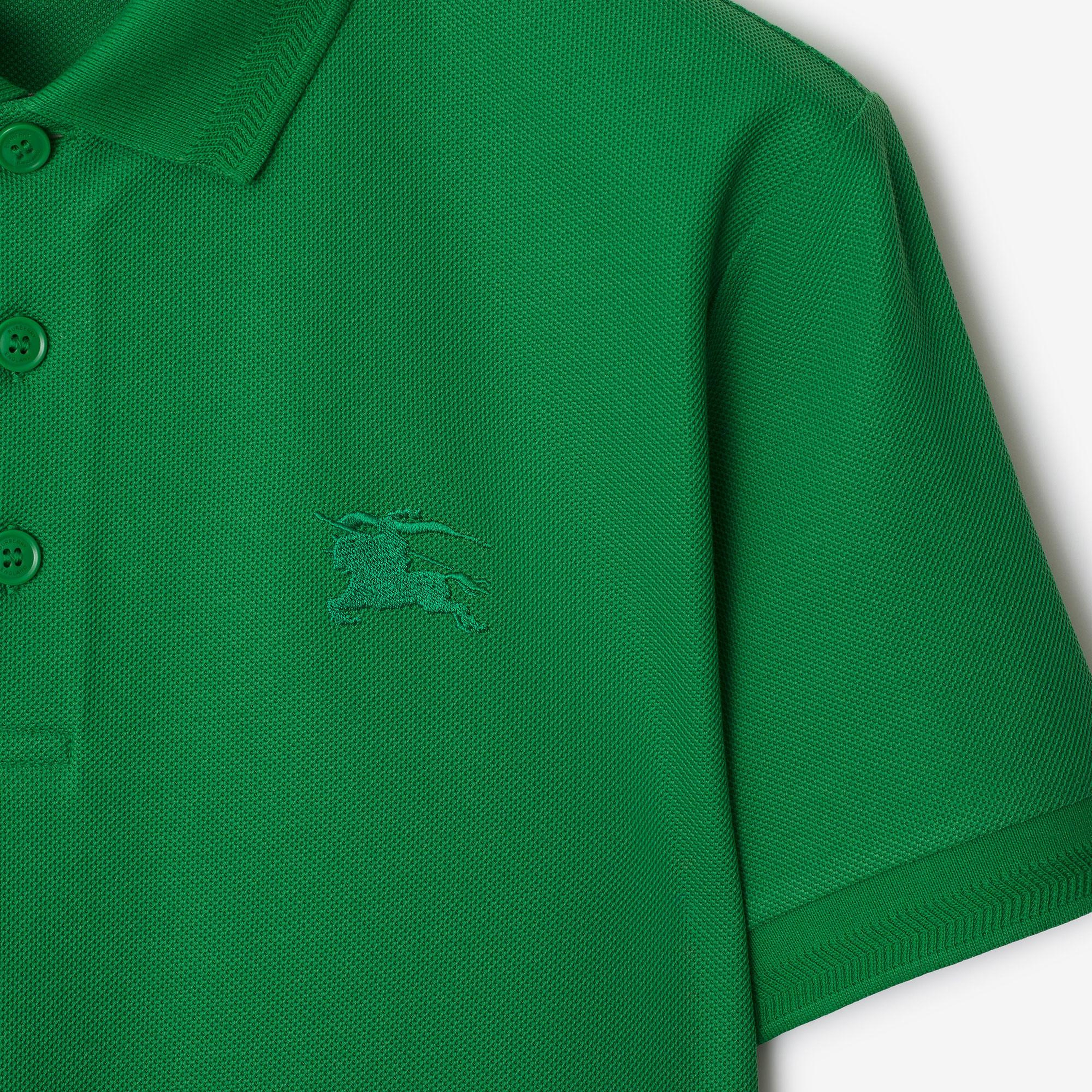 Burberry Cotton Erkek Yeşil Polo