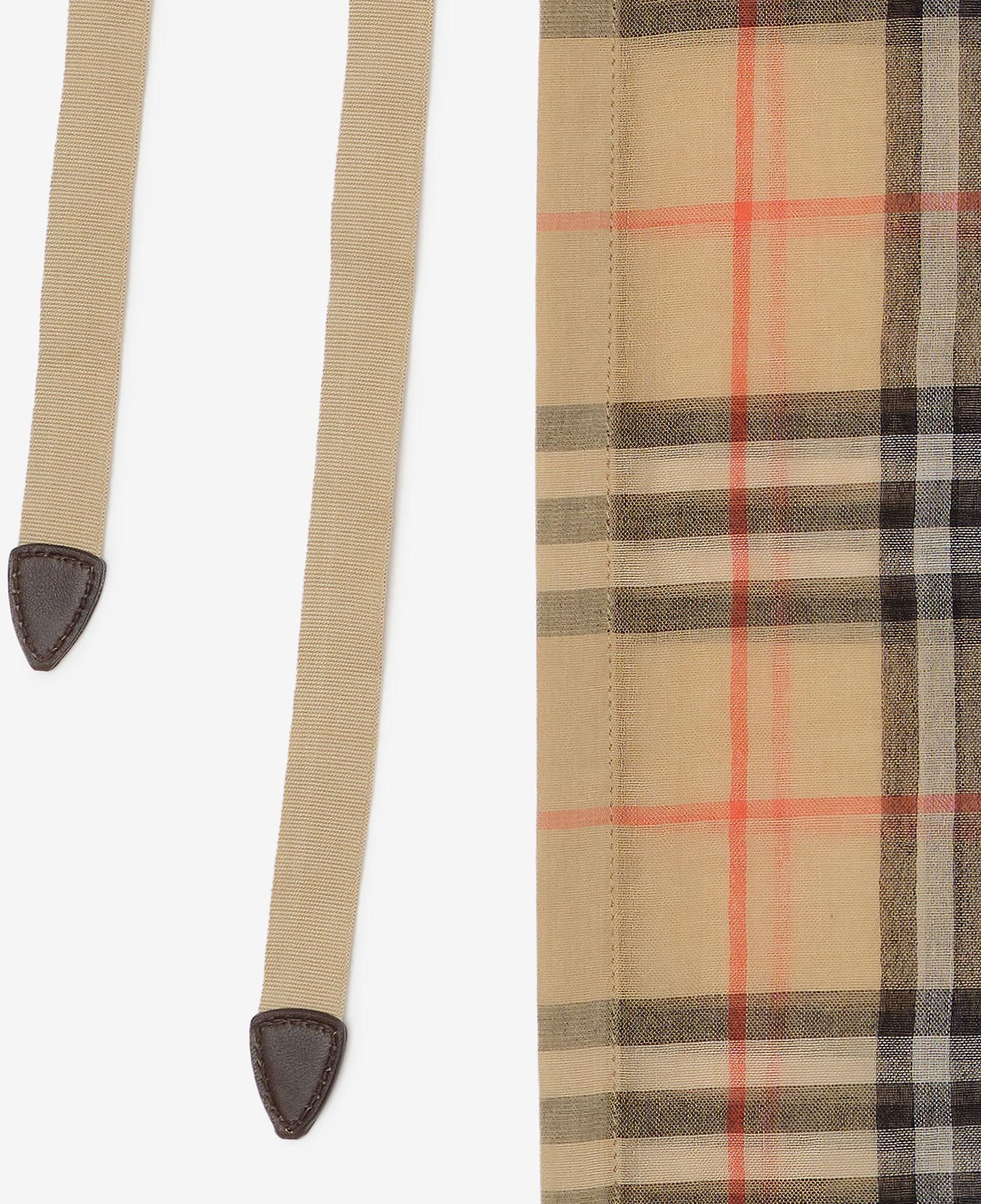 Burberry Check Cotton Sarong Kadın Bej Atkı