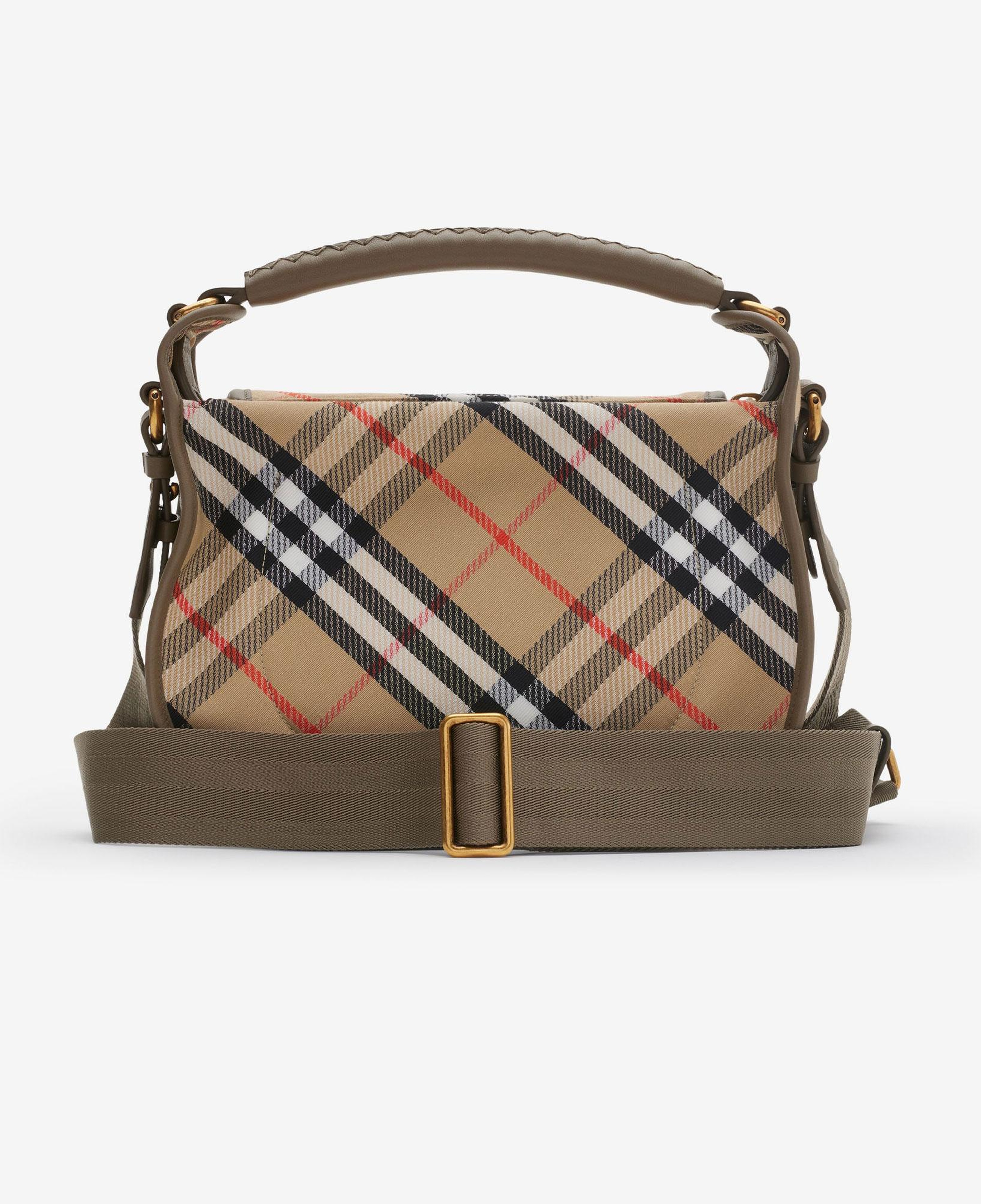 Burberry Small B Clip Messenger Kadın Bej El Çantası