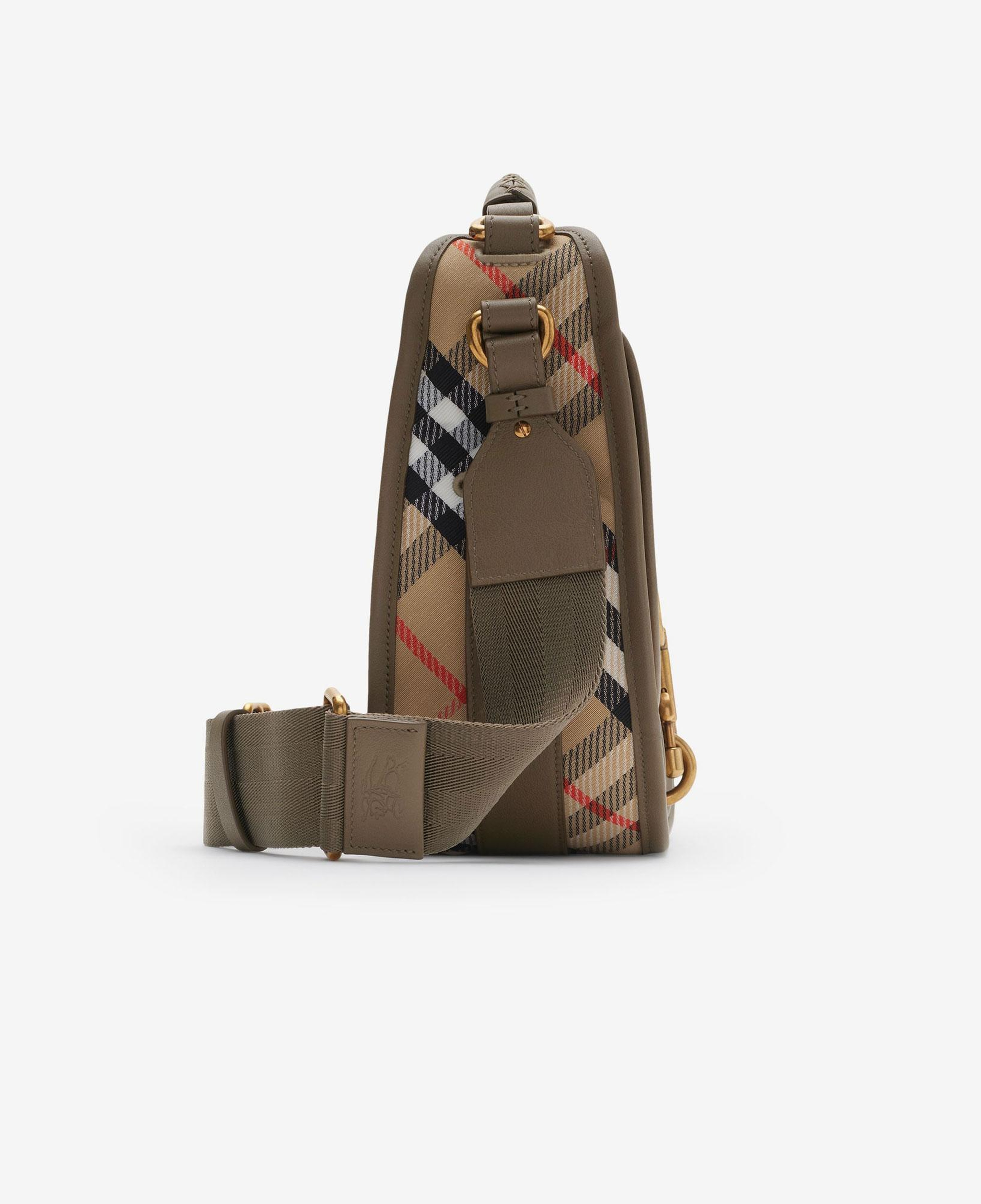 Burberry Small B Clip Messenger Kadın Bej El Çantası