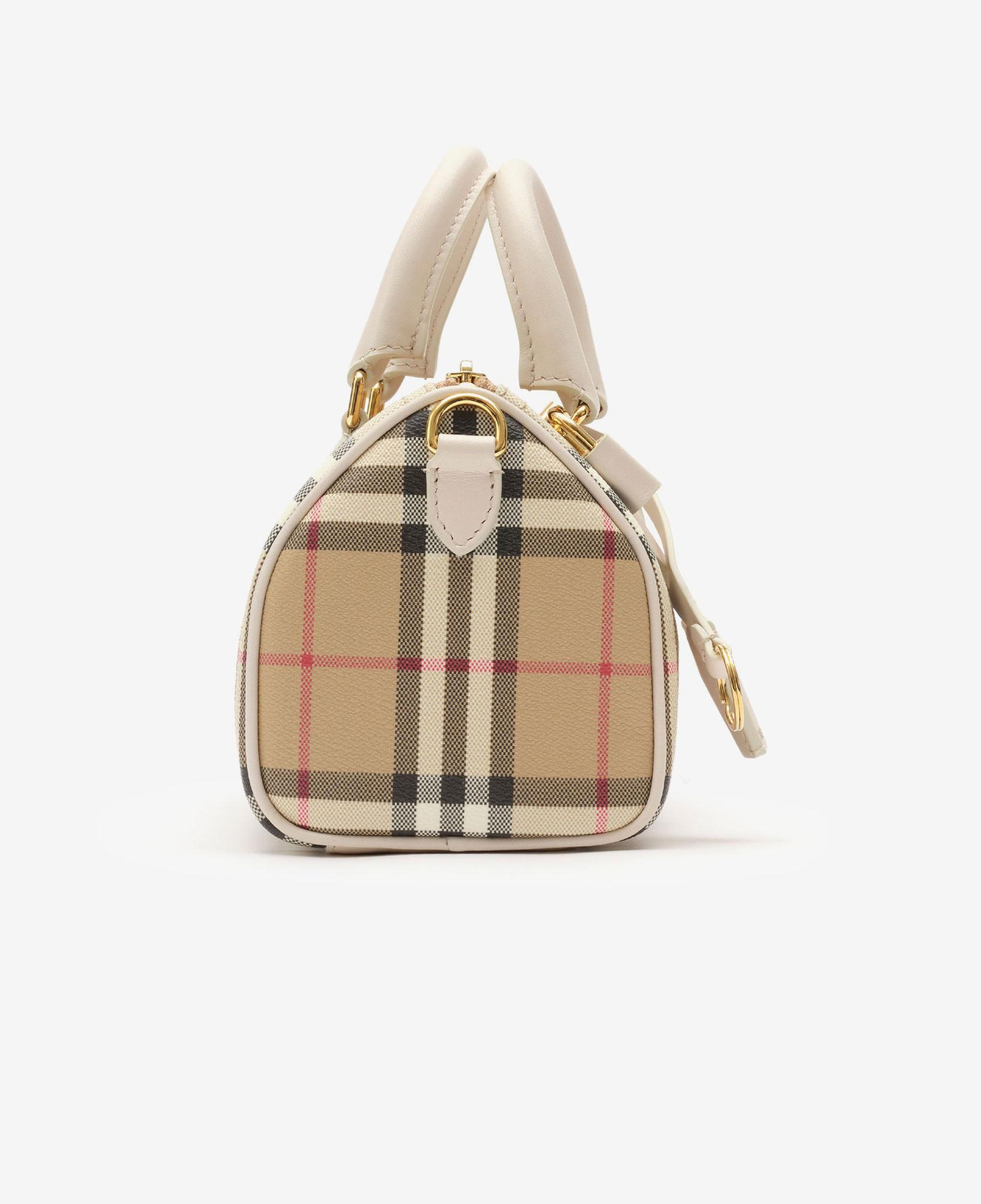Burberry Mini Check Kadın Bej El Çantası