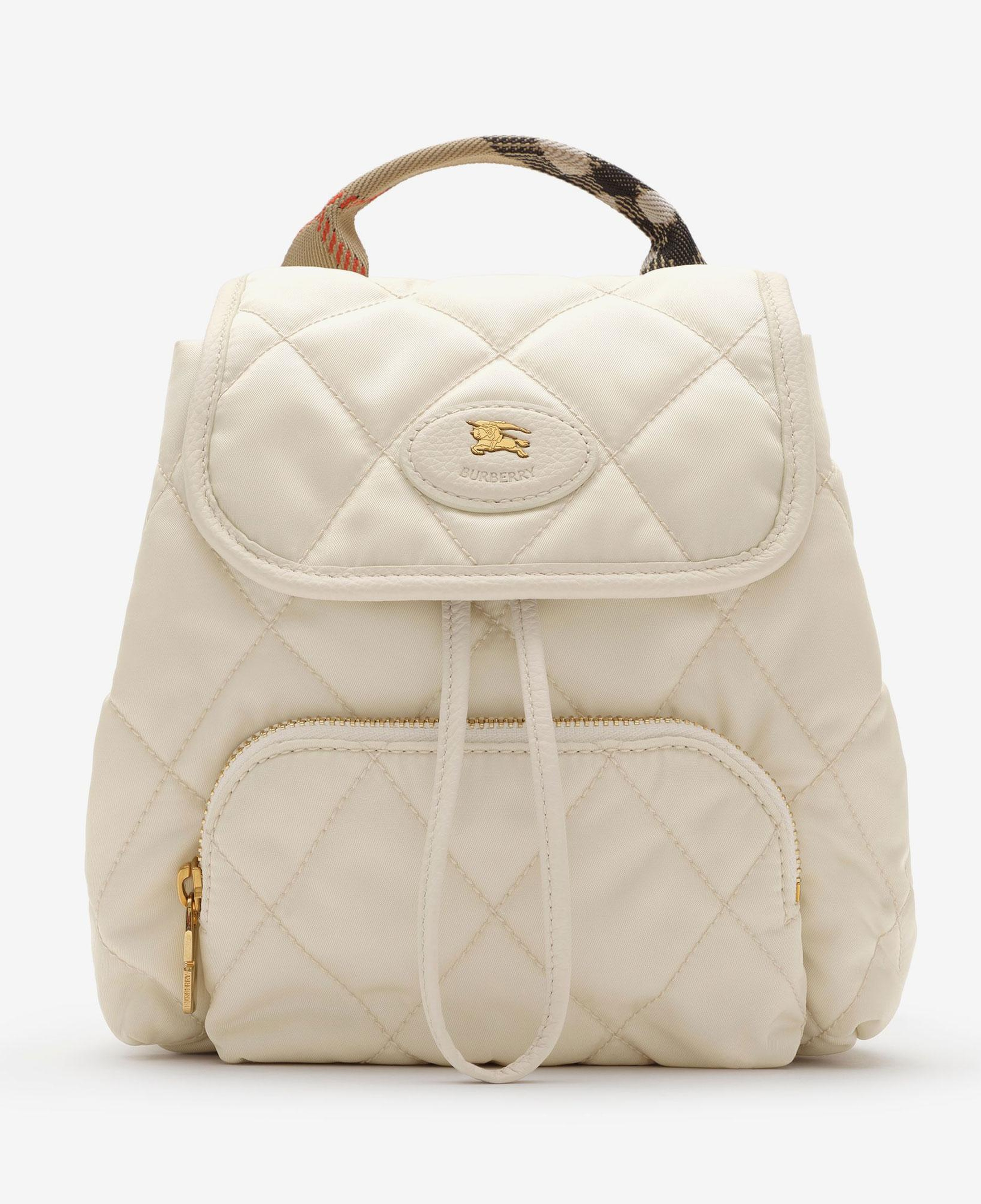 Burberry Mini Horseshoe Kadın Krem Sırt Çantası