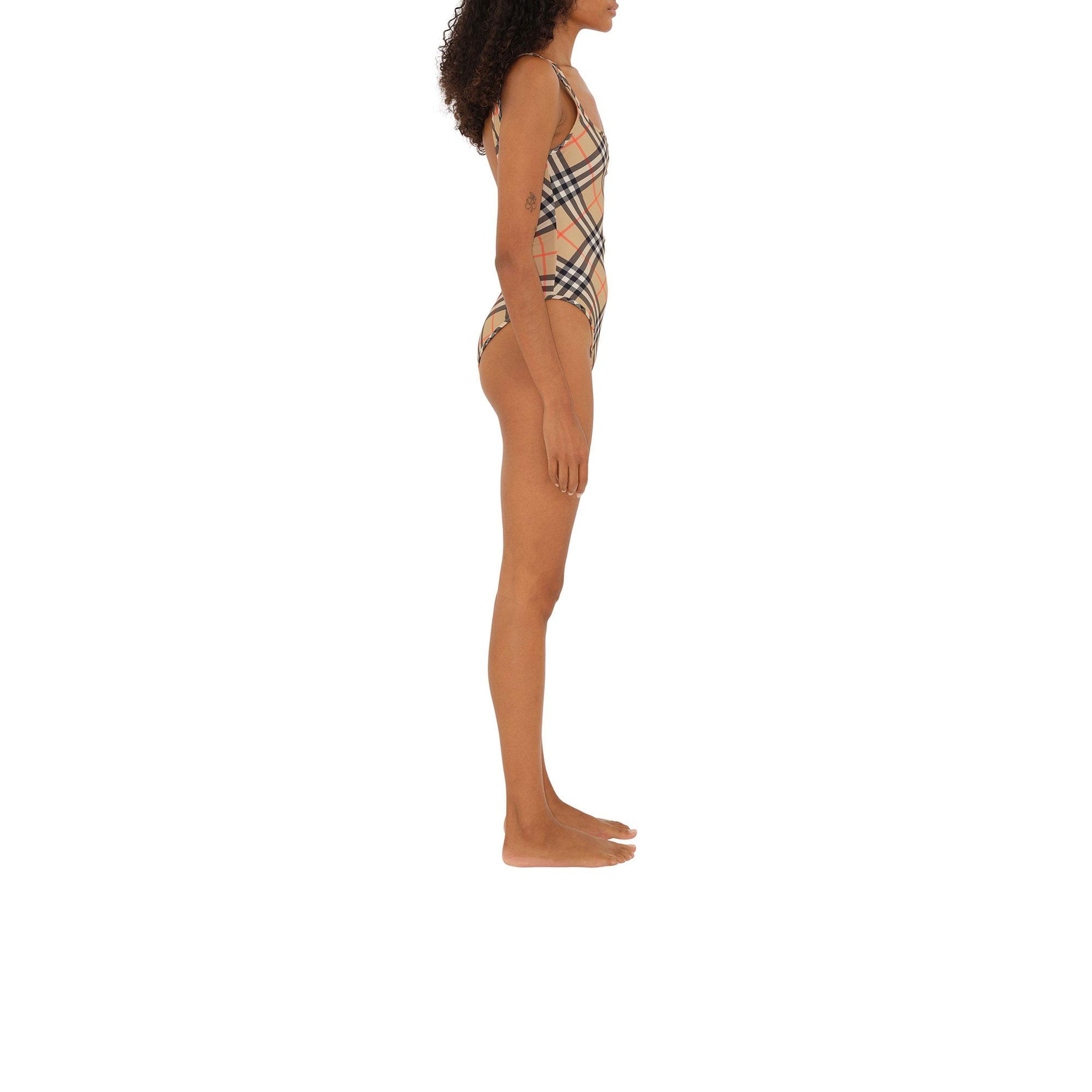 Burberry Check Kadın Bej Mayo