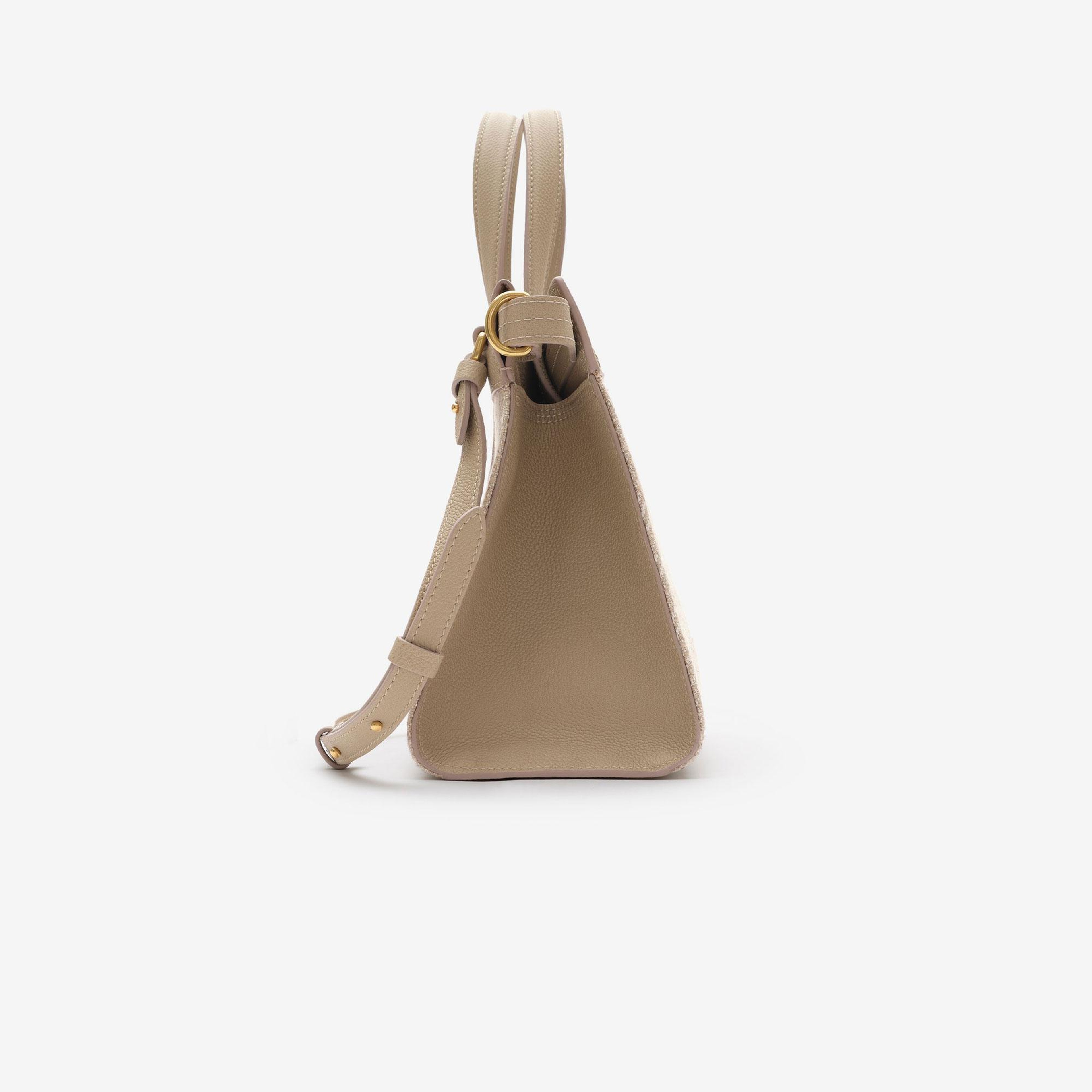 Burberry Small Cotswolds Tote Kadın Krem El Çantası